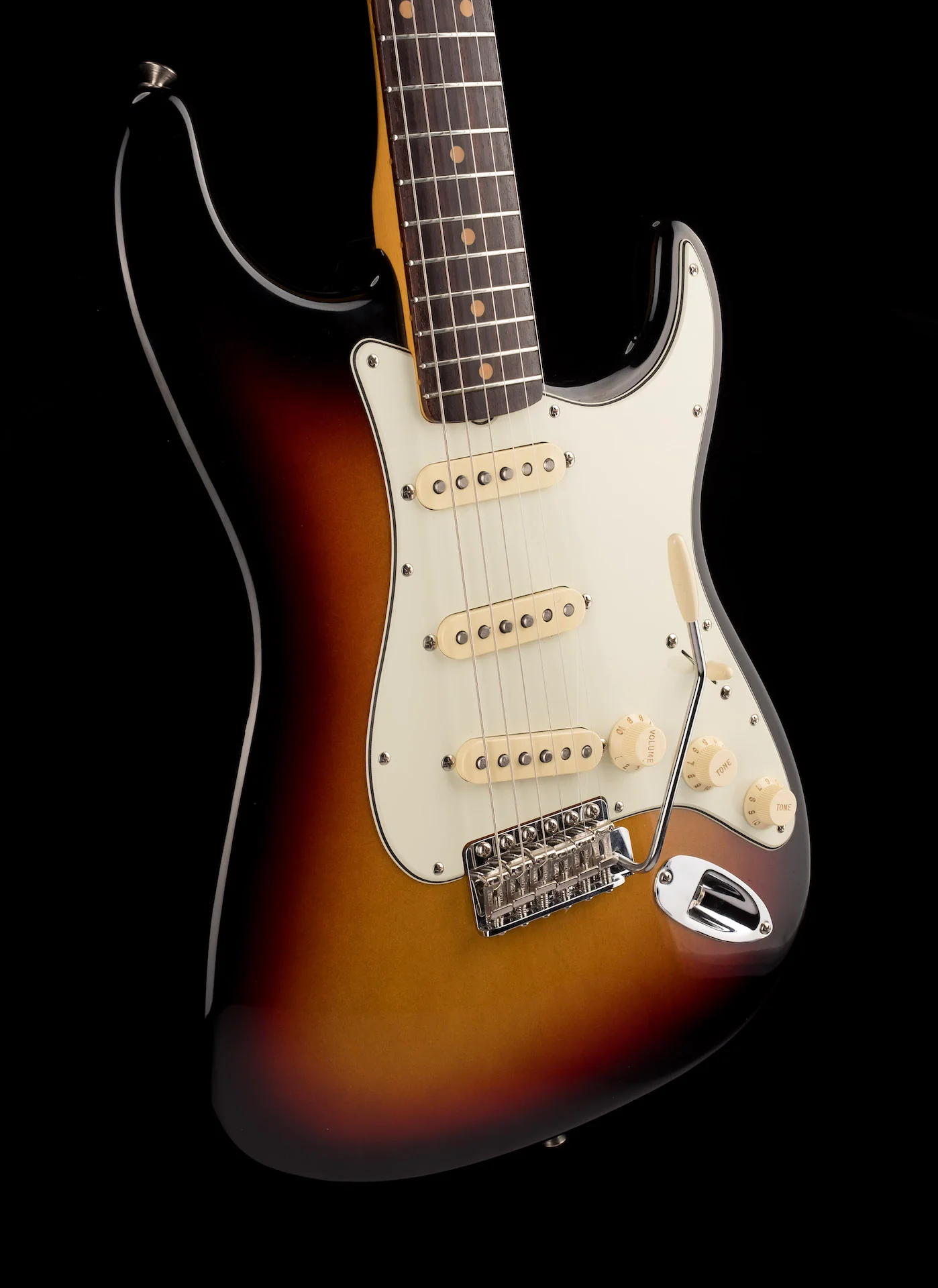 Used Fender American Vintage II 1961 Stratocaster 3-Tone Sunburst with OHSC - Image 10