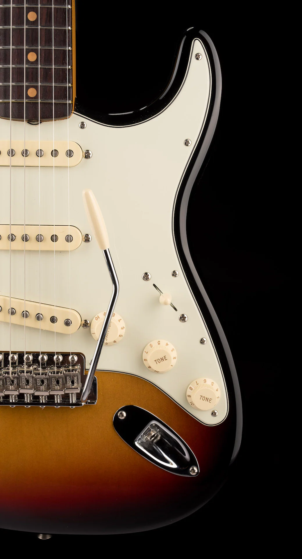 Used Fender American Vintage II 1961 Stratocaster 3-Tone Sunburst with OHSC - Image 9