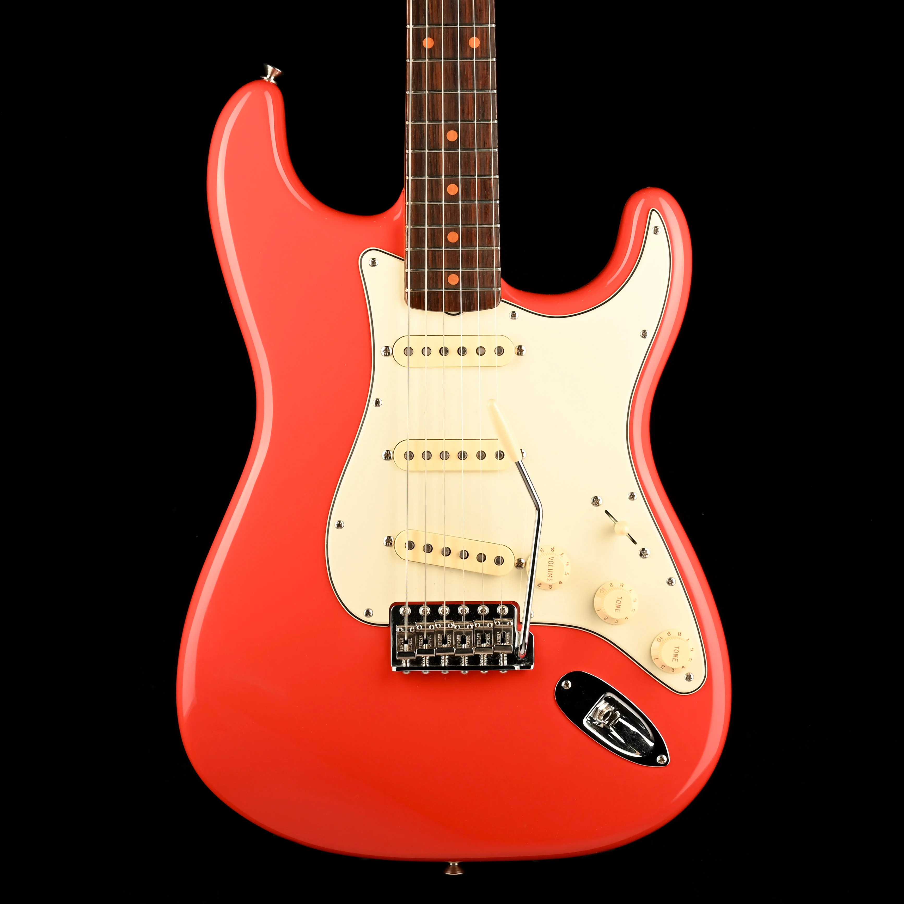 Pre Owned Fender American Vintage II 1961 Stratocaster Fiesta Red with OHSC