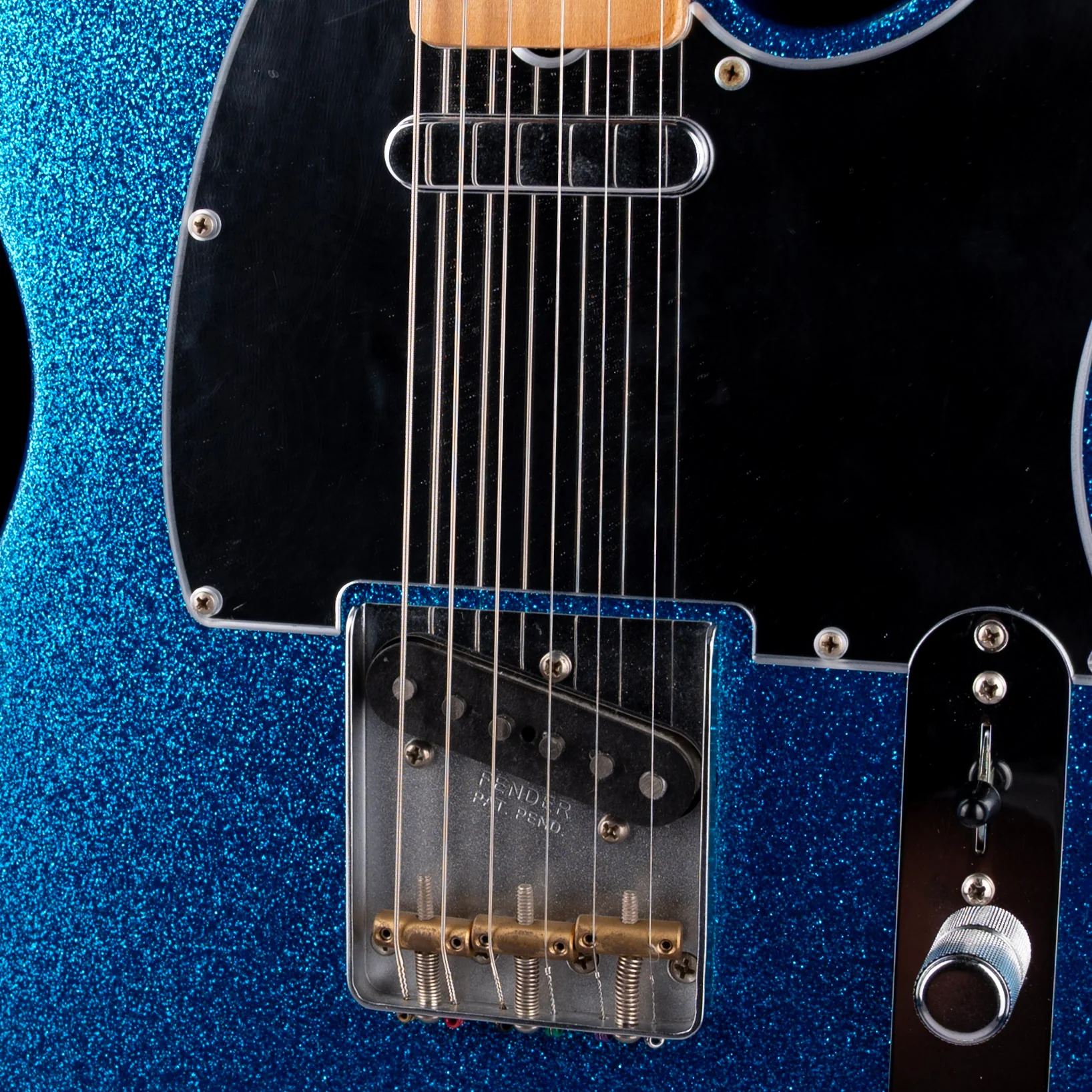 Used Fender Artist Series J Mascis Tele Bottle Rocket Blue Flake With Gig Bag - Image 4