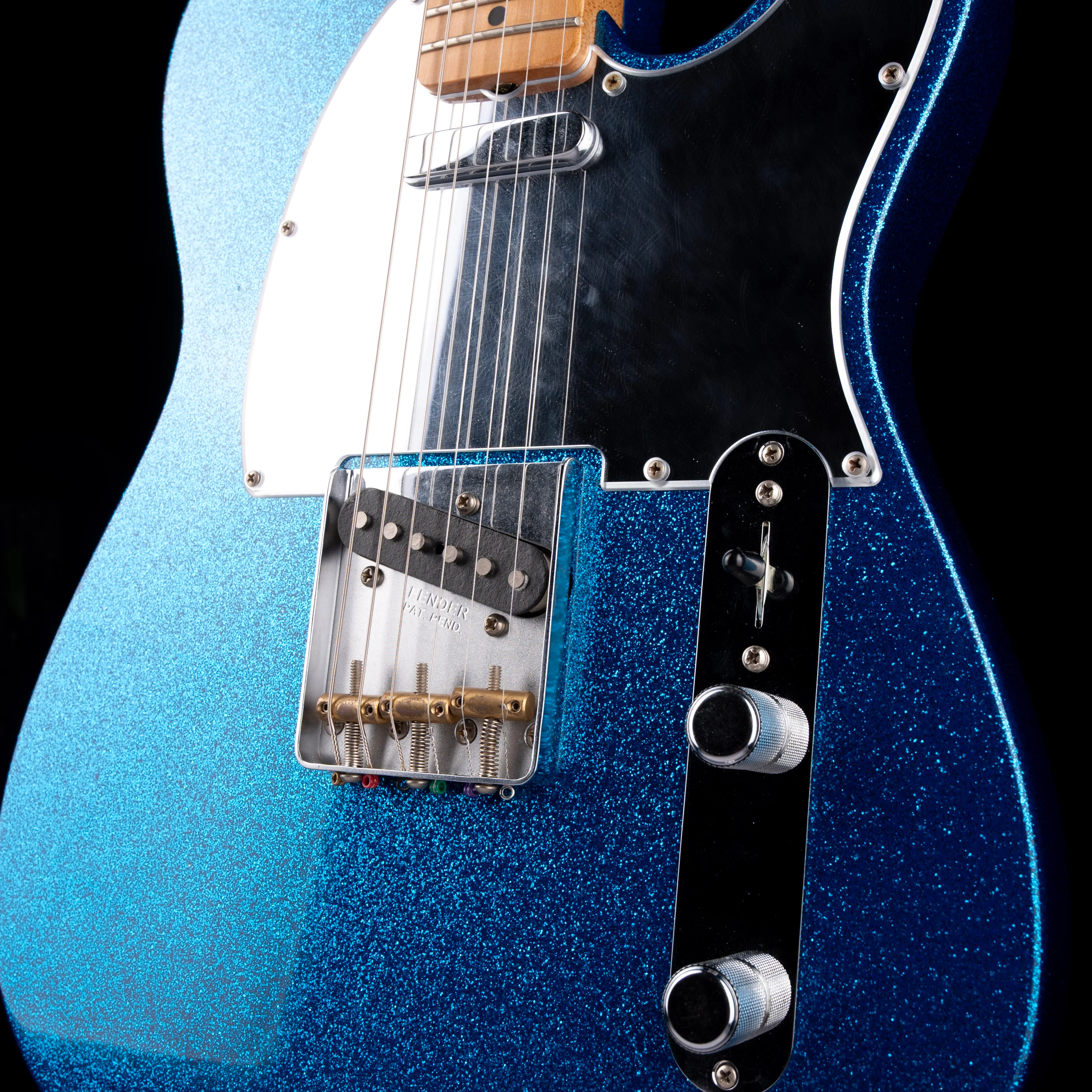 Used Fender Artist Series J Mascis Tele Bottle Rocket Blue Flake With Gig Bag - Image 5