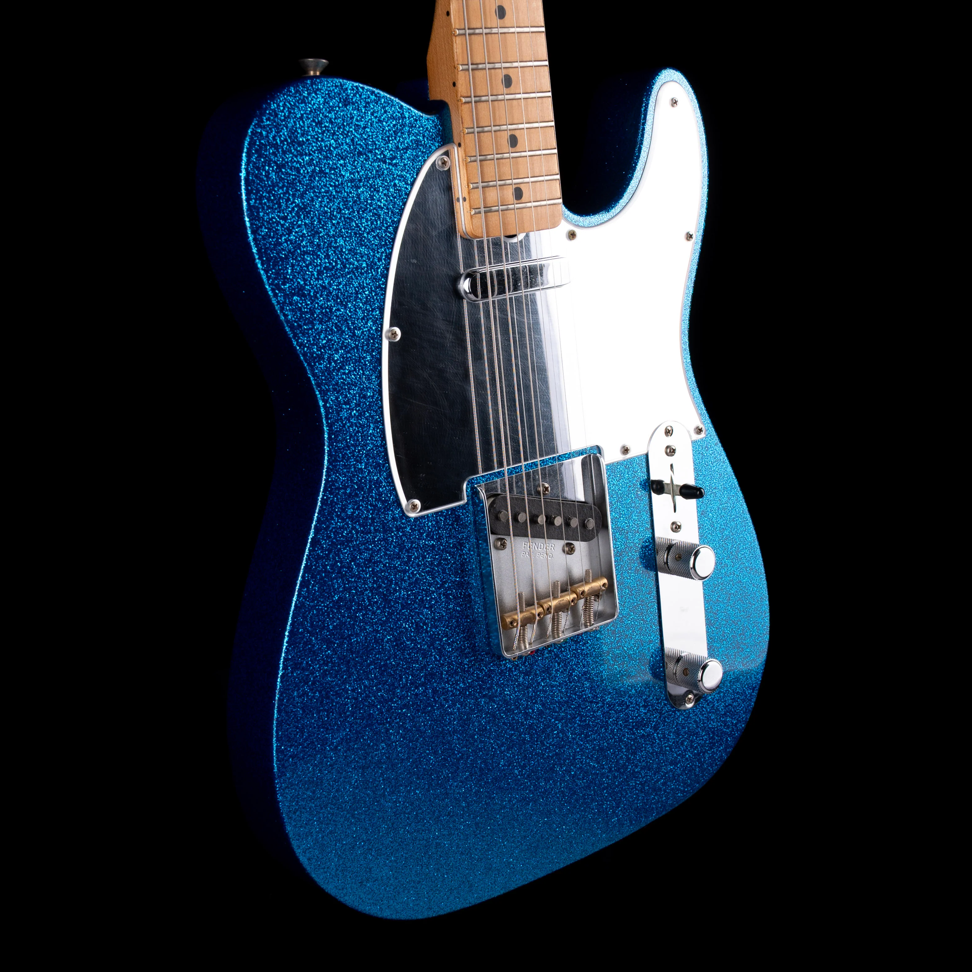 Used Fender Artist Series J Mascis Tele Bottle Rocket Blue Flake With Gig Bag - Image 6