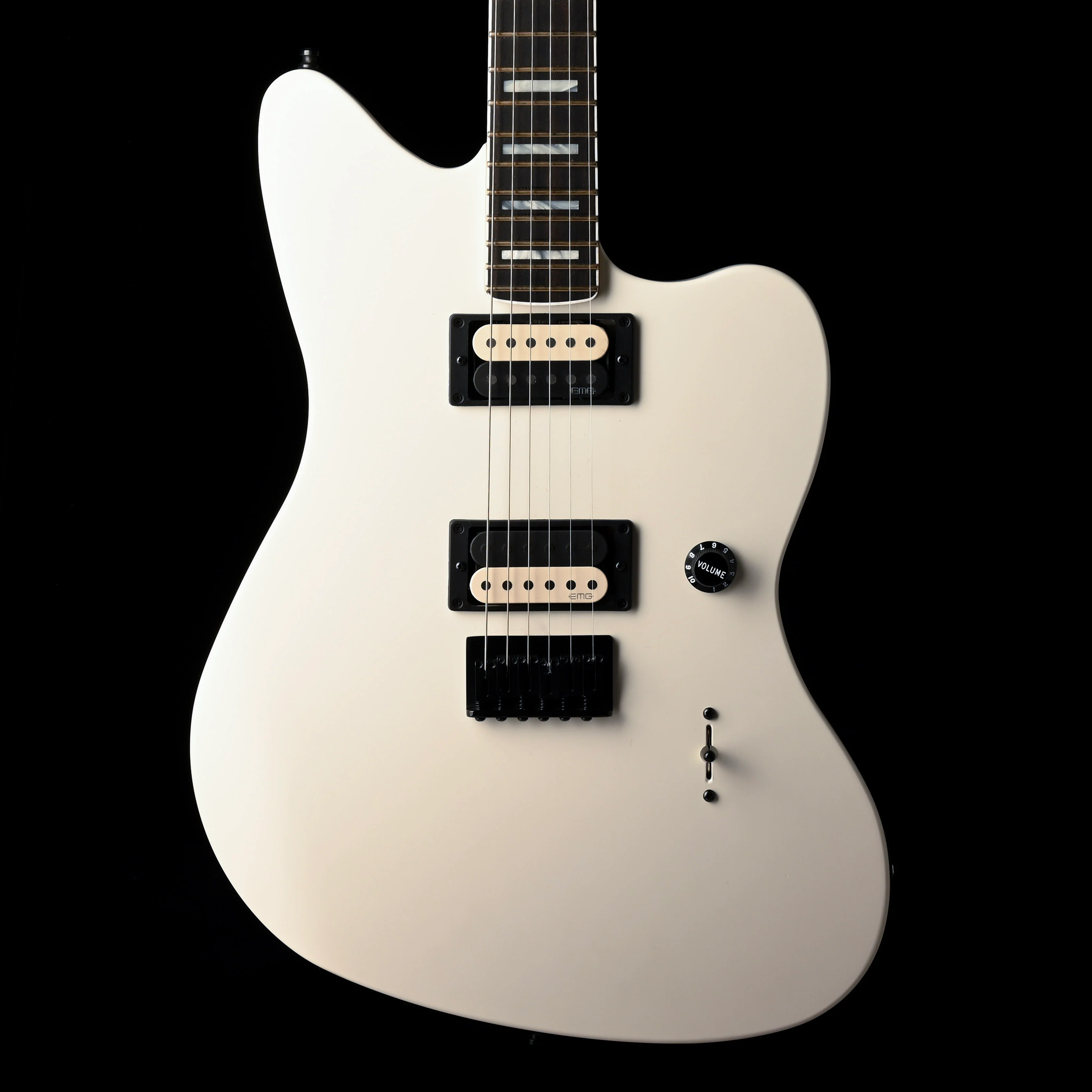 Used Fender Artist Series Jim Root Jazzmaster V4 Flat White with OHSC