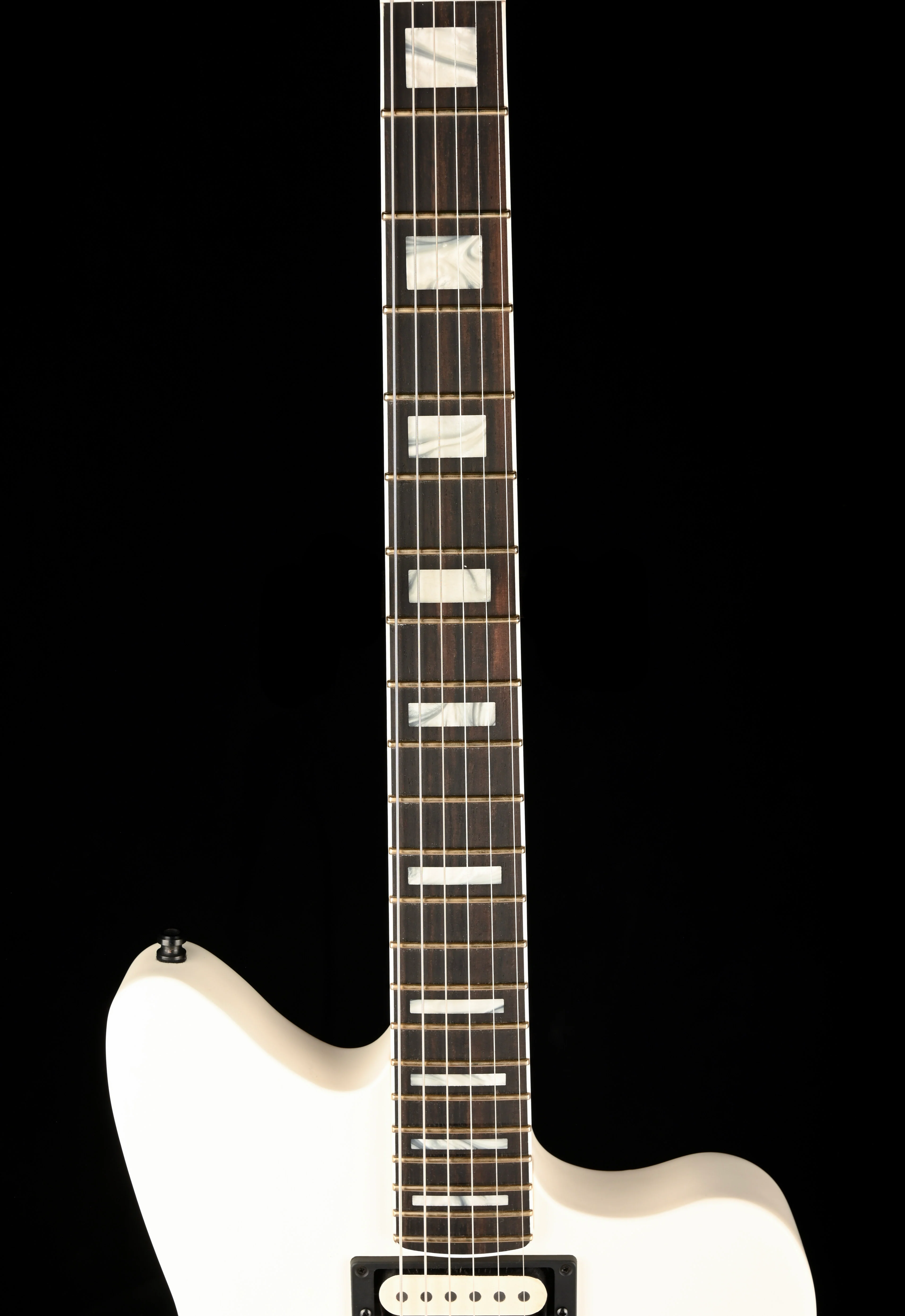 Used Fender Artist Series Jim Root Jazzmaster V4 Flat White with OHSC - Image 11