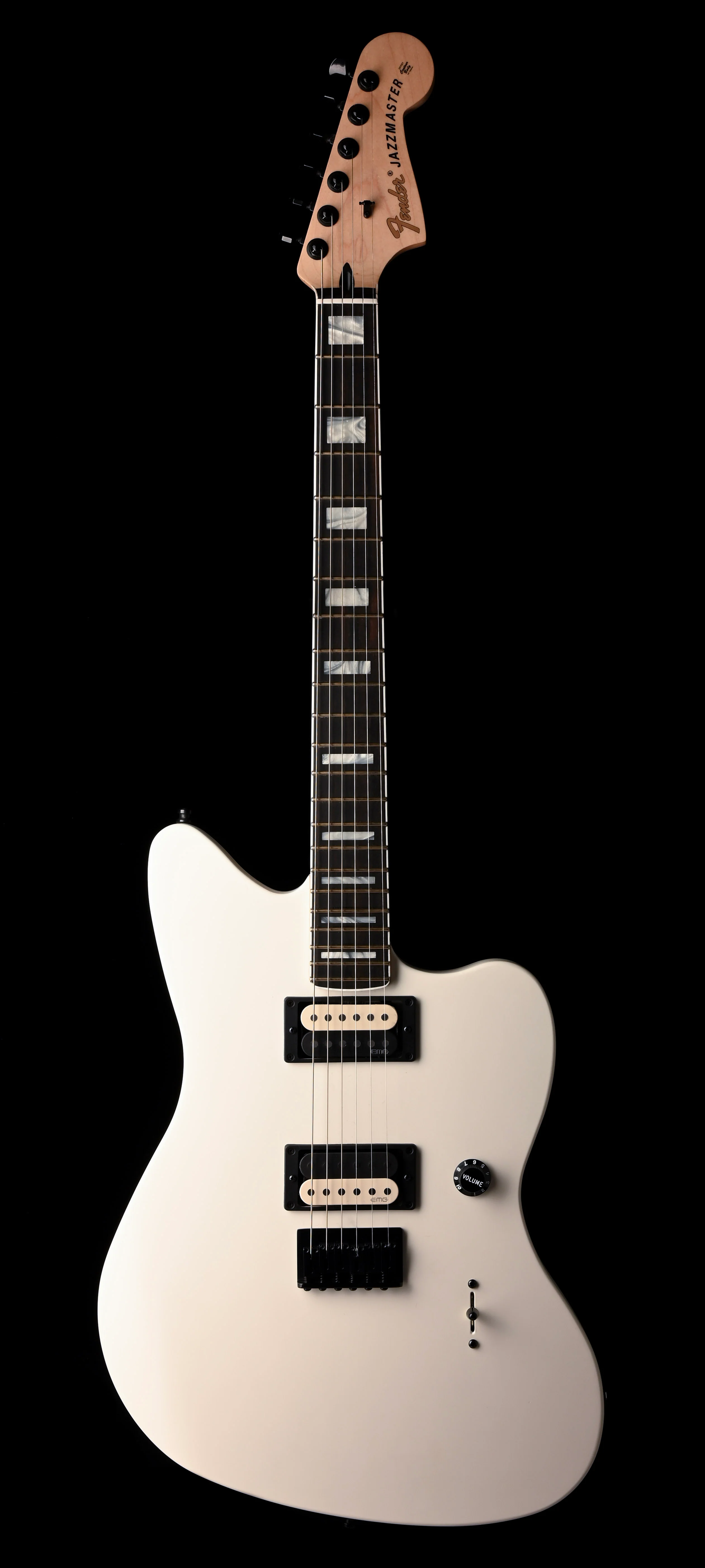 Used Fender Artist Series Jim Root Jazzmaster V4 Flat White with OHSC - Image 2
