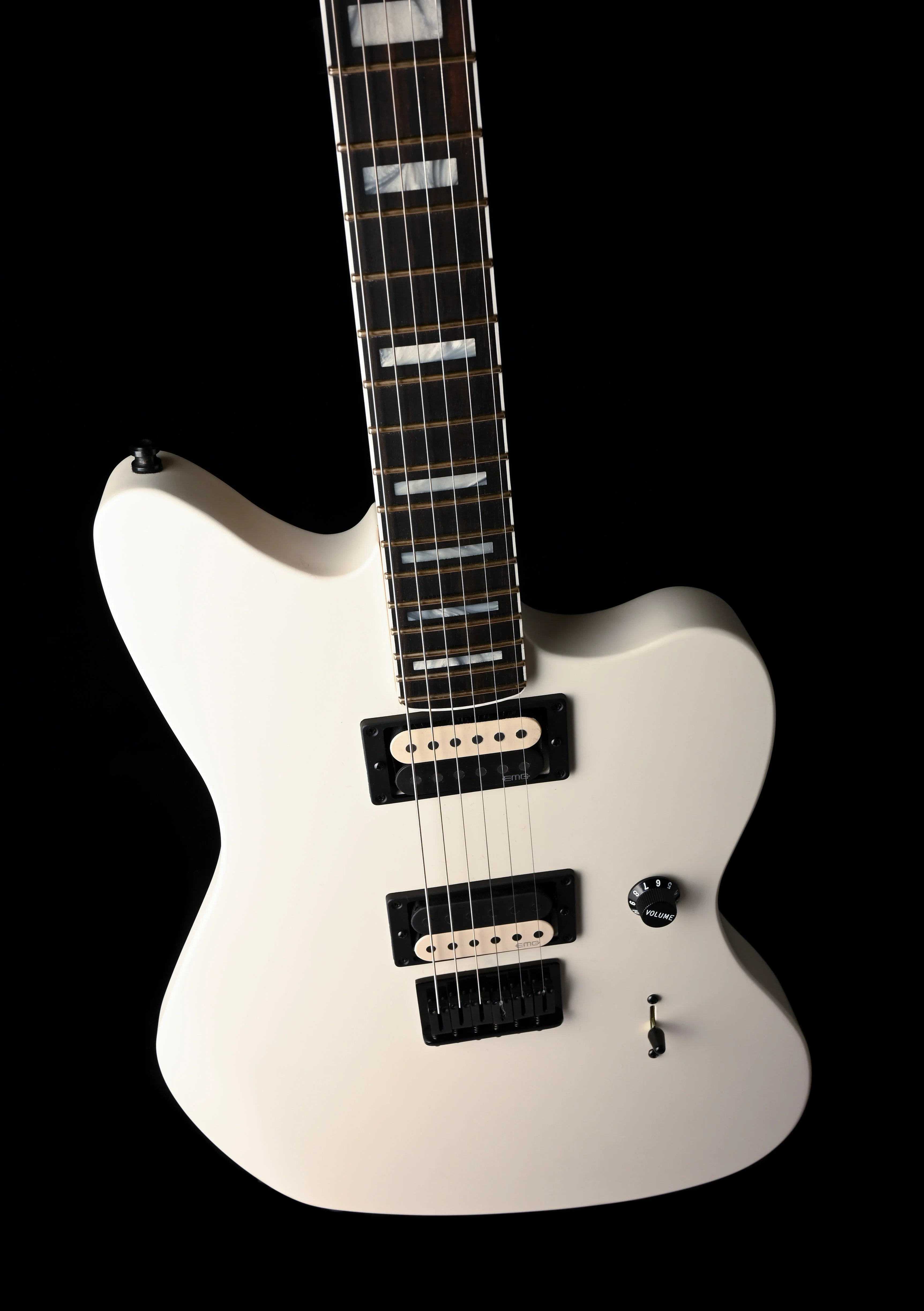 Used Fender Artist Series Jim Root Jazzmaster V4 Flat White with OHSC - Image 4