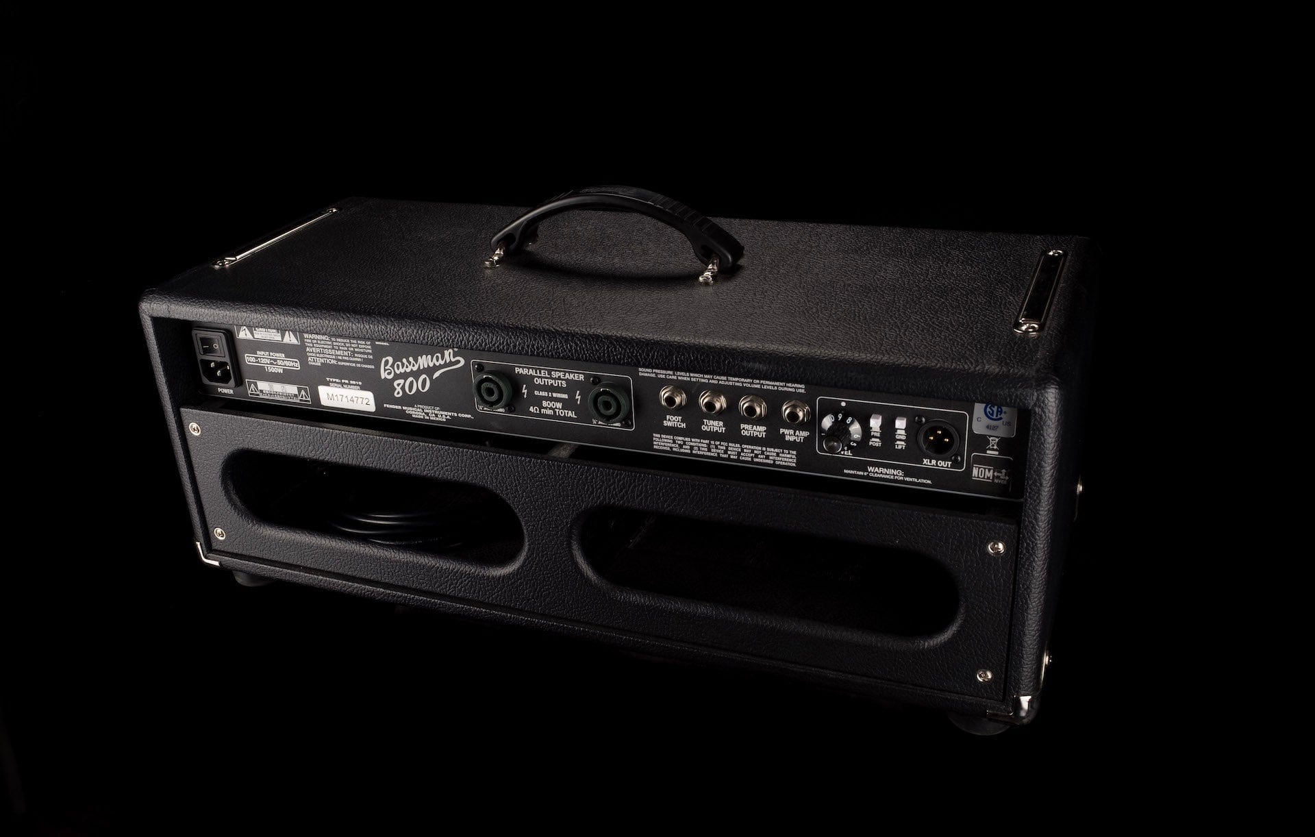 Used Fender Bassman 800 Bass Amp Head - Image 12