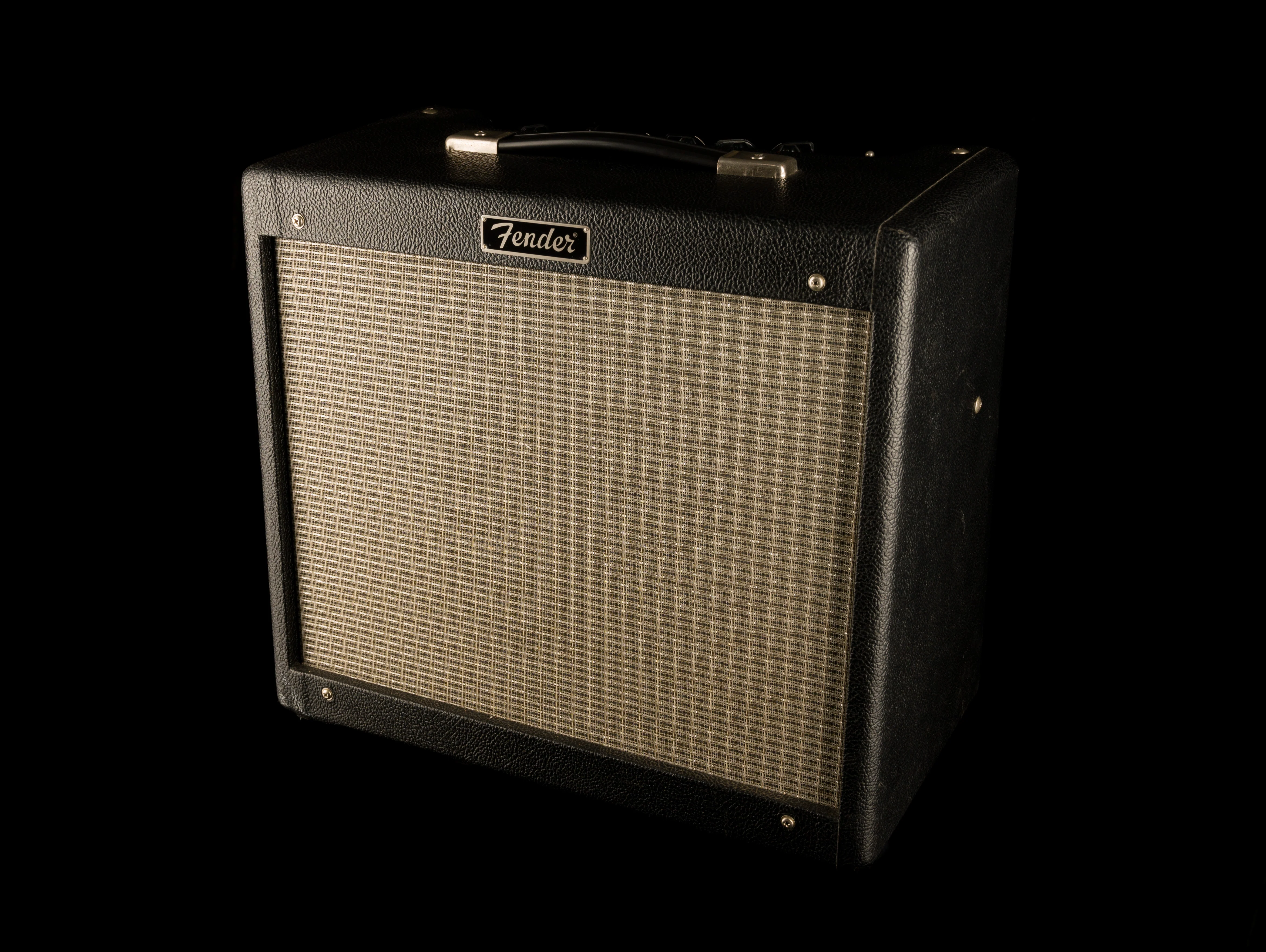 Used Fender Blues Junior Black Guitar Amp Combo - Image 2
