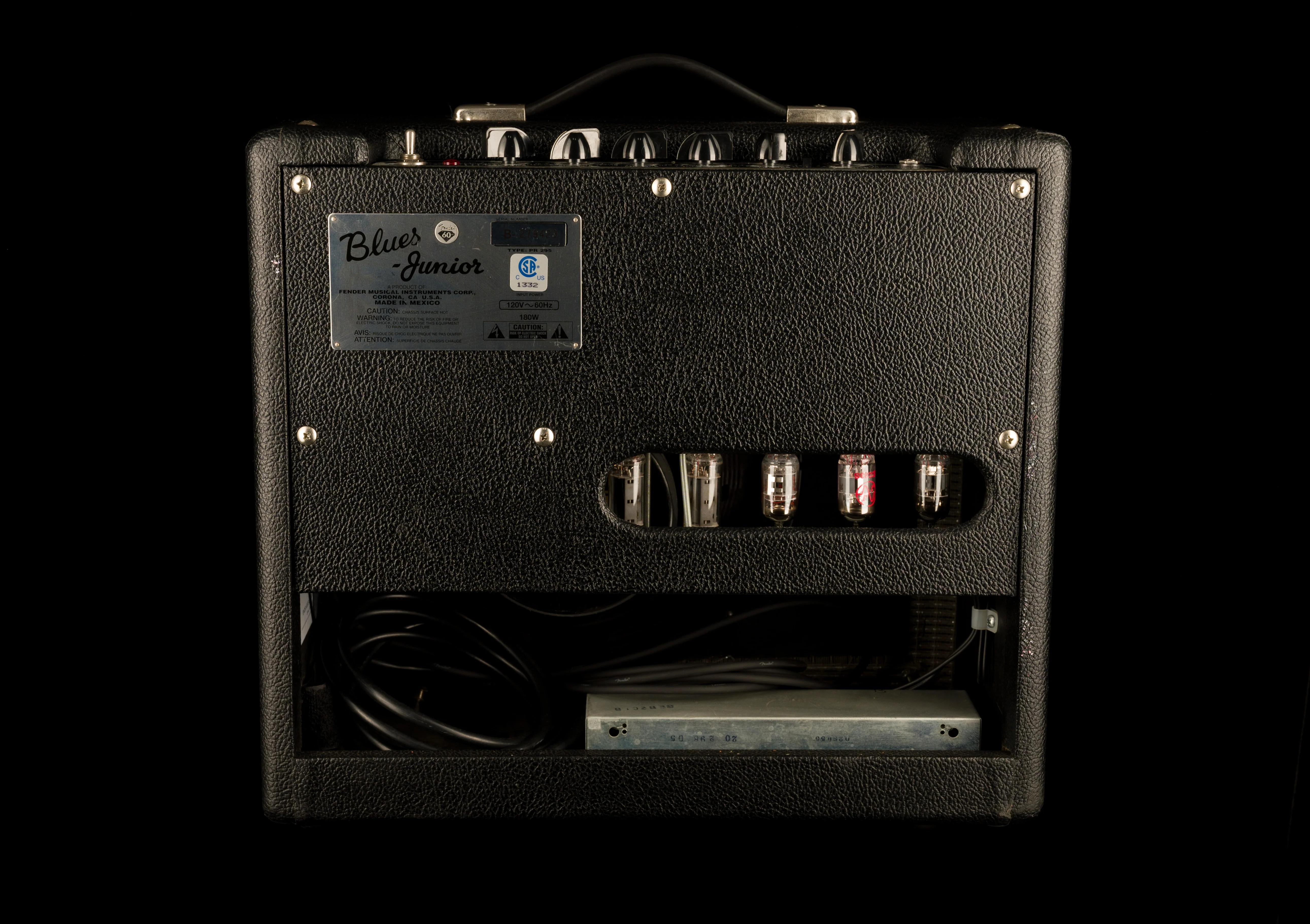 Used Fender Blues Junior Black Guitar Amp Combo - Image 7