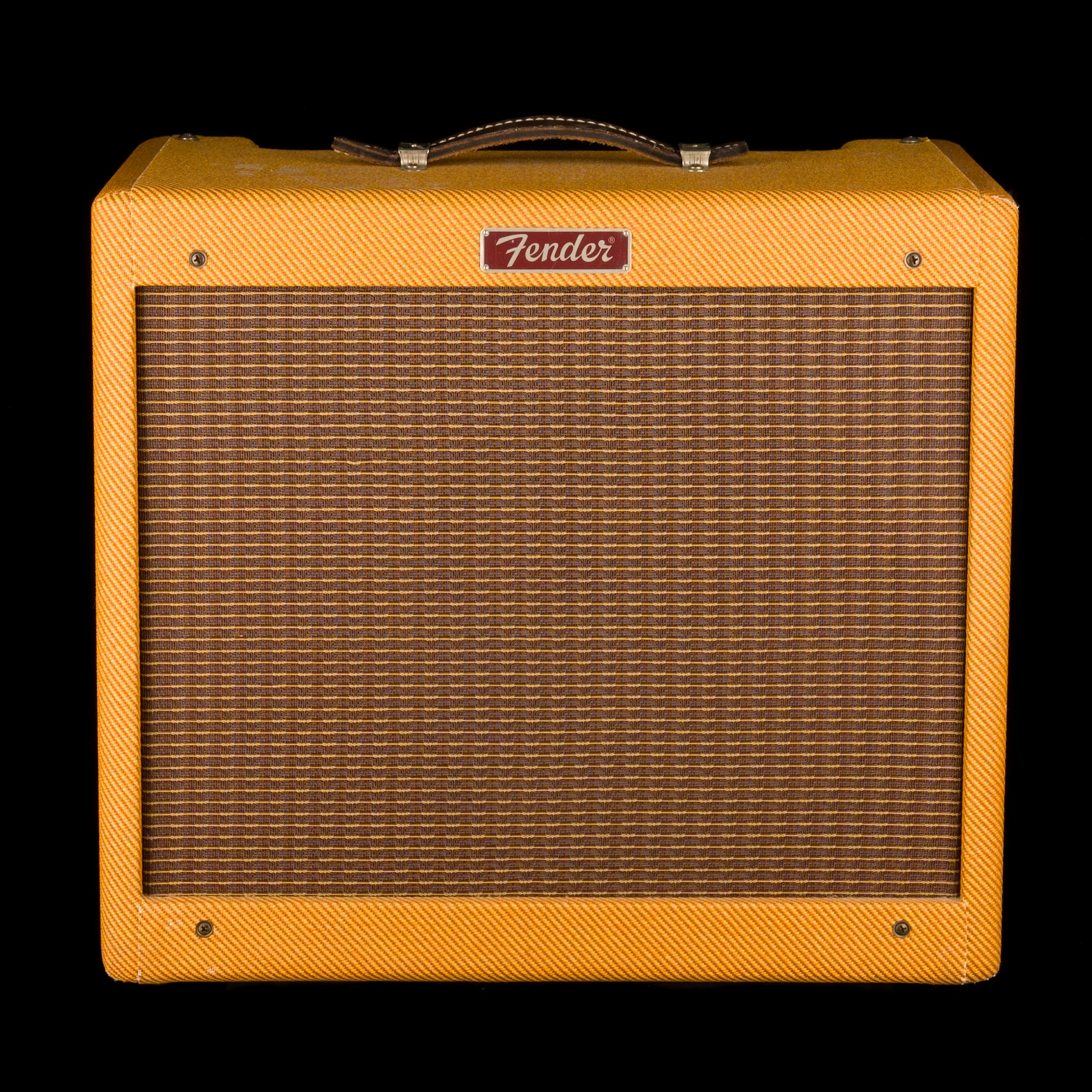 Used Fender Blues Junior Lacquered Tweed Guitar Amp Combo