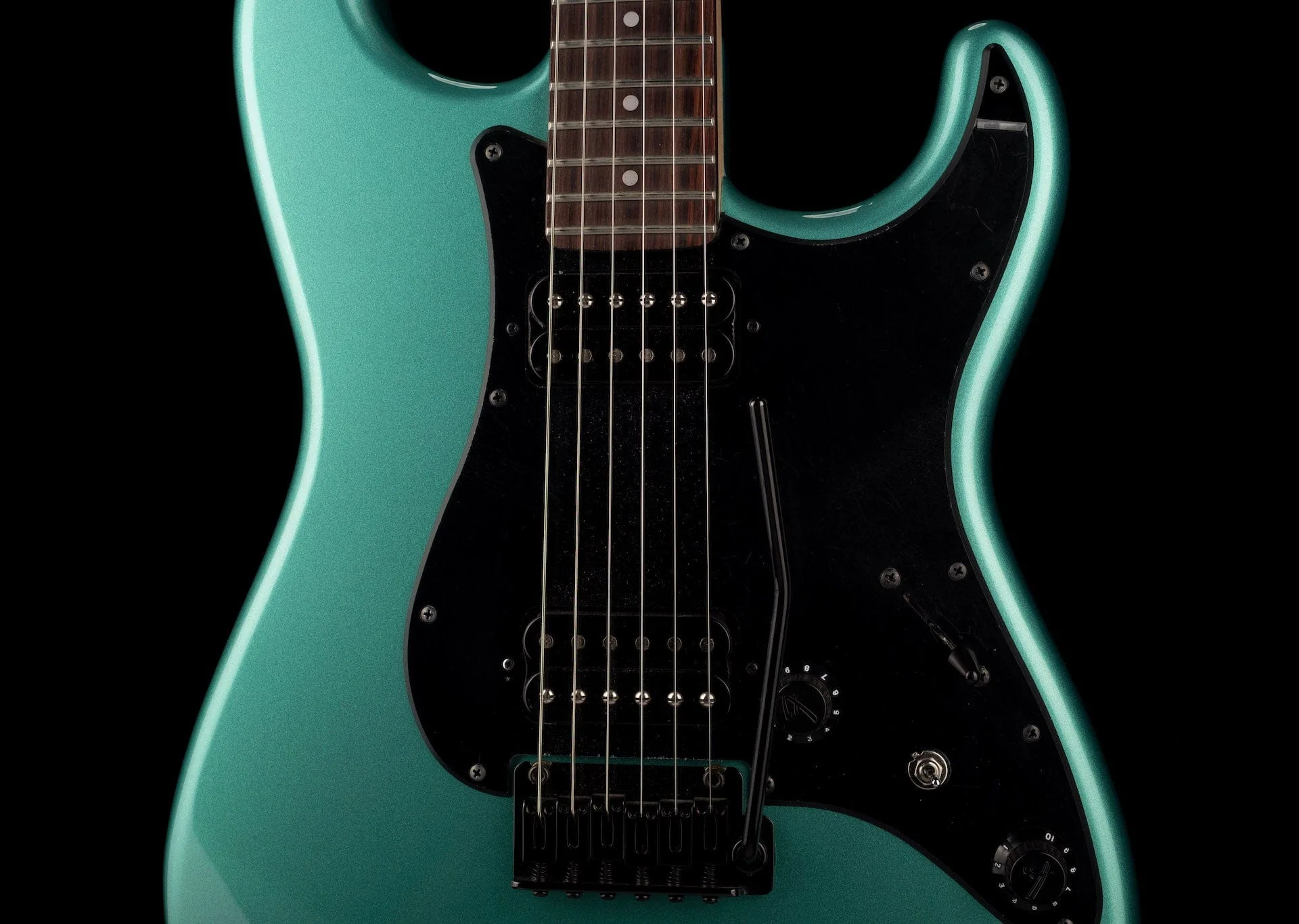 Used Fender Boxer Series Stratocaster HH Sherwood Green Metallic Electric Guitar With Gig Bag - Image 6