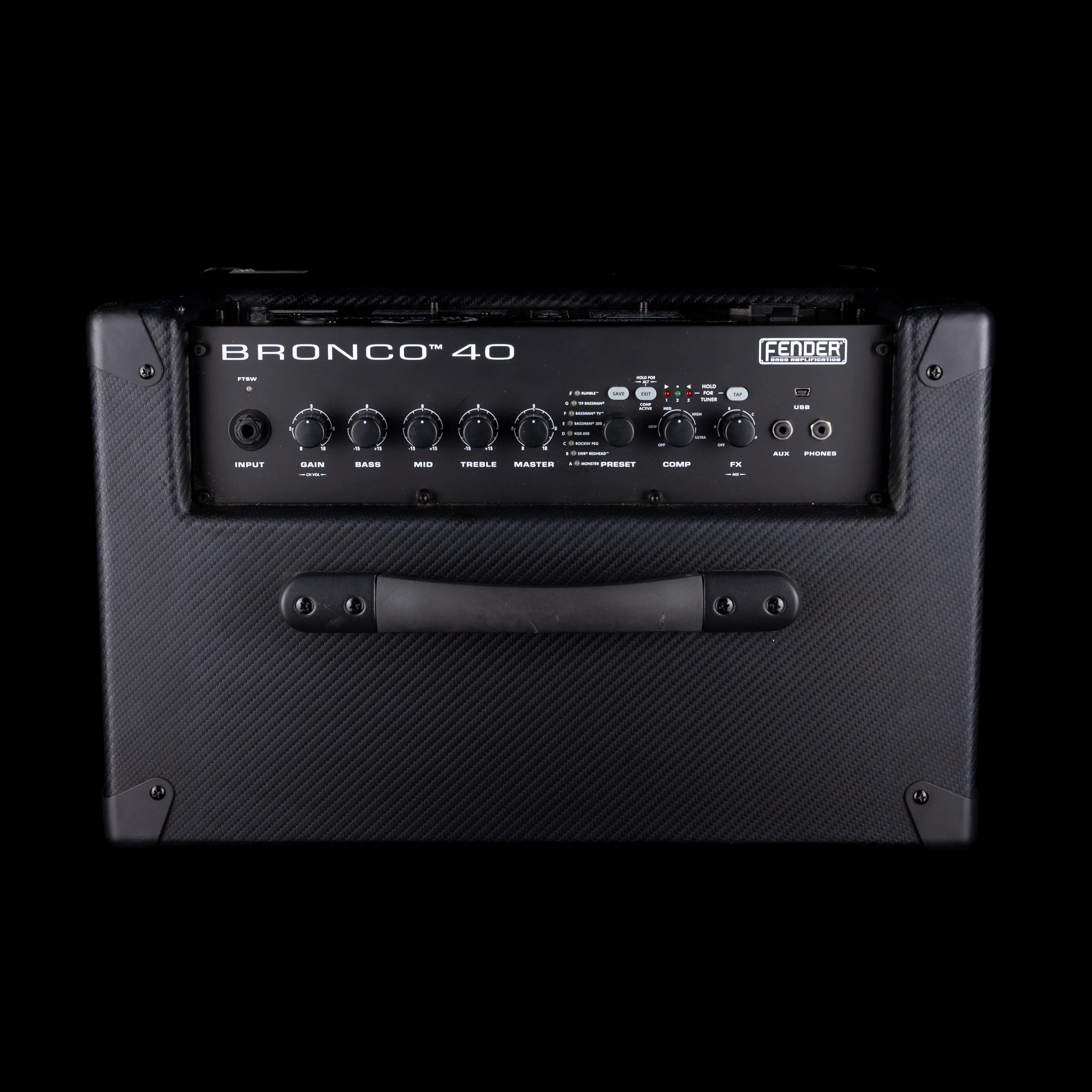 Used Fender Bronco 40 Bass Amp Combo - Image 2