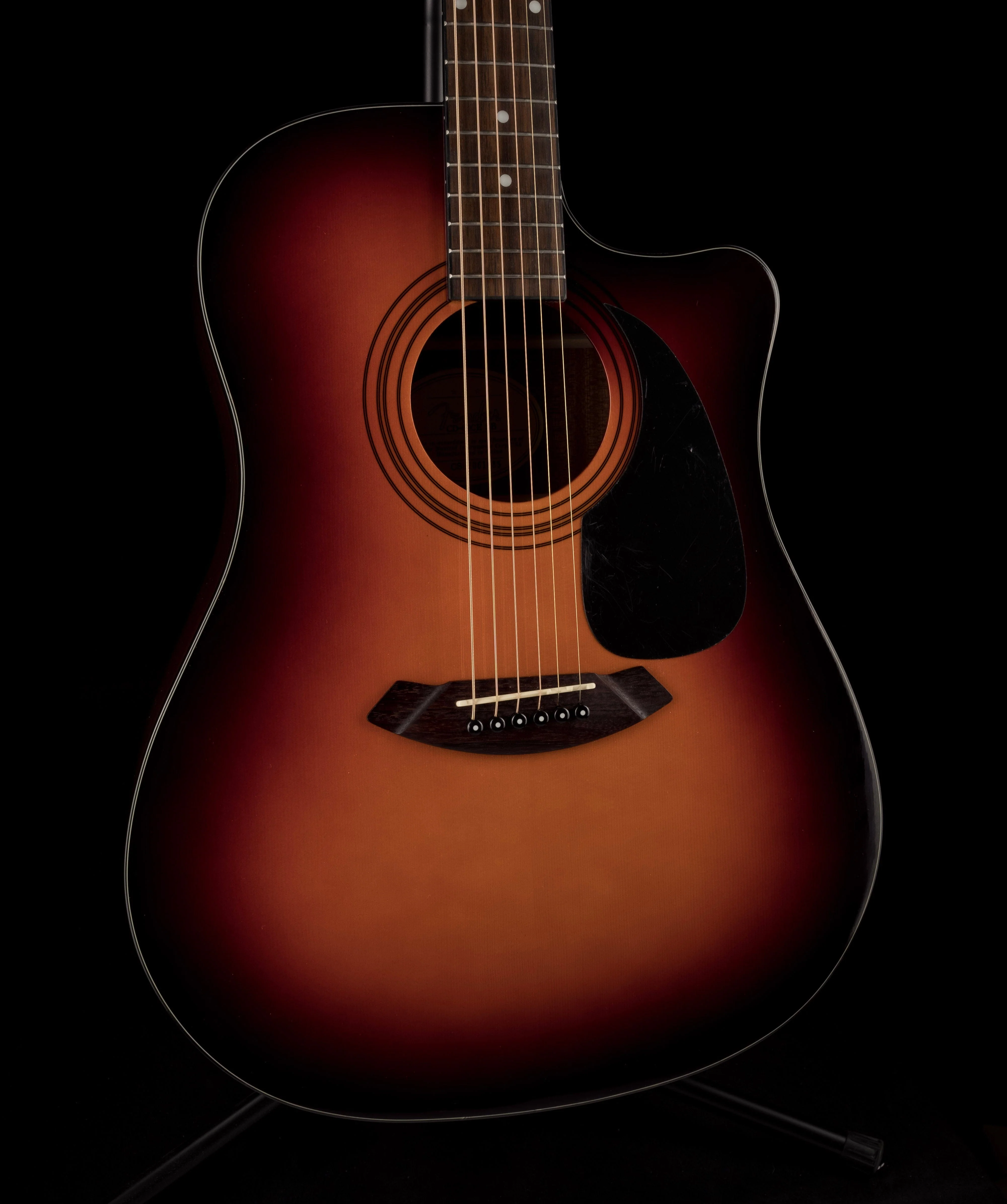 Used Fender CD-60SCE Sunburst with Case - Image 7