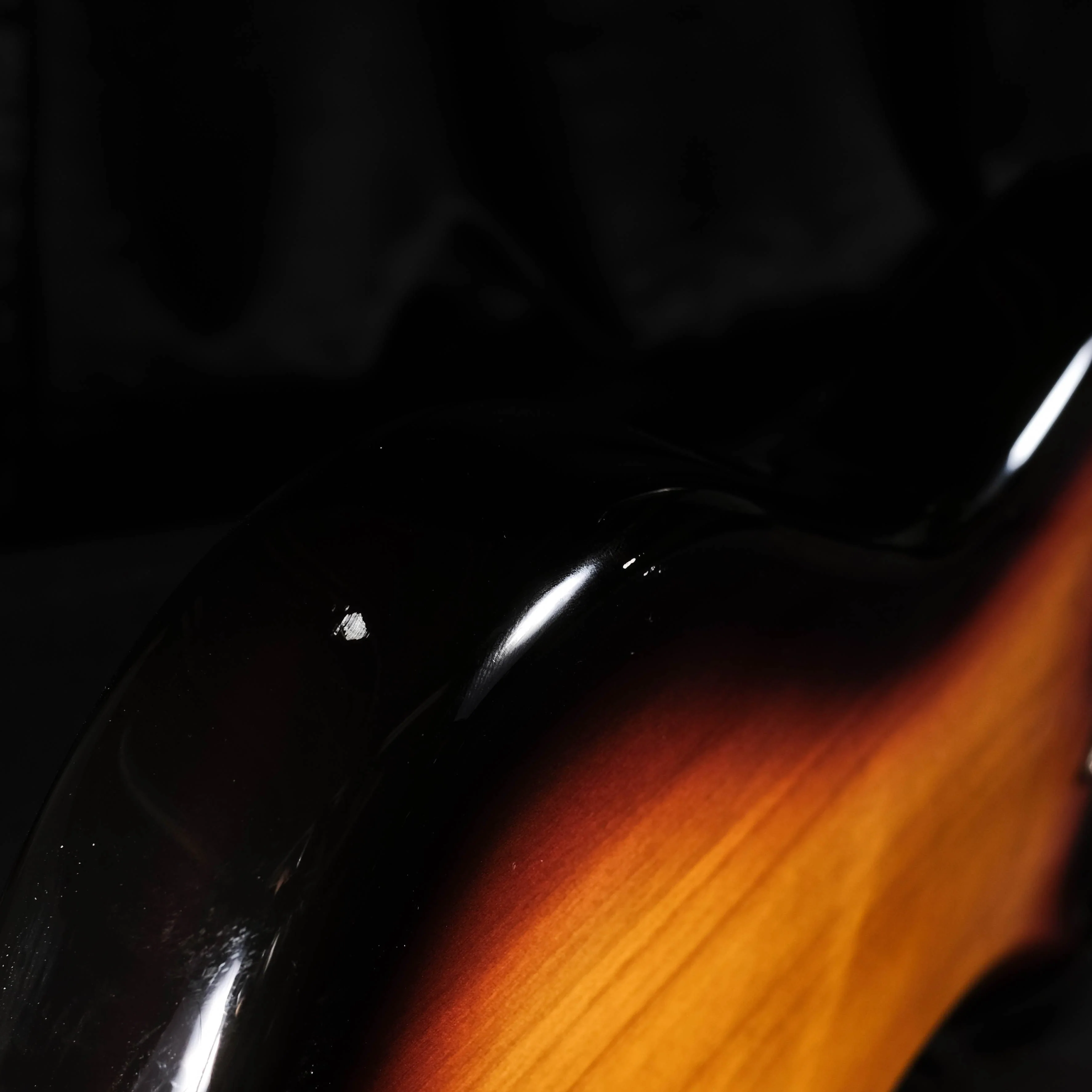Used Fender Crafted In Japan Jaguar Baritone Guitar CIJ - Sunburst With Bag - Image 8