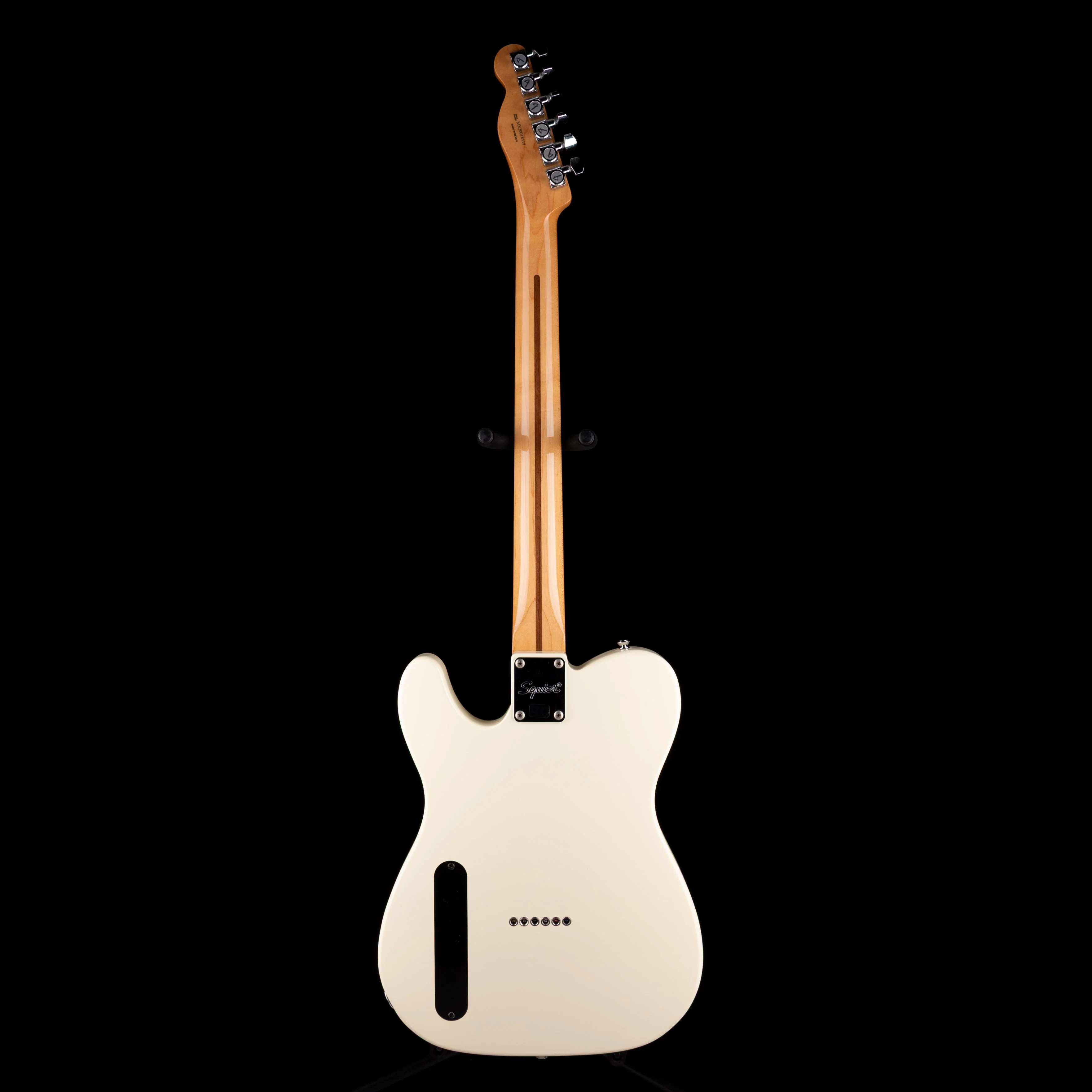 Used Fender Custom Built Sub-Sonic Cabronita Telecaster Thinline Baritone Olympic White - Image 10