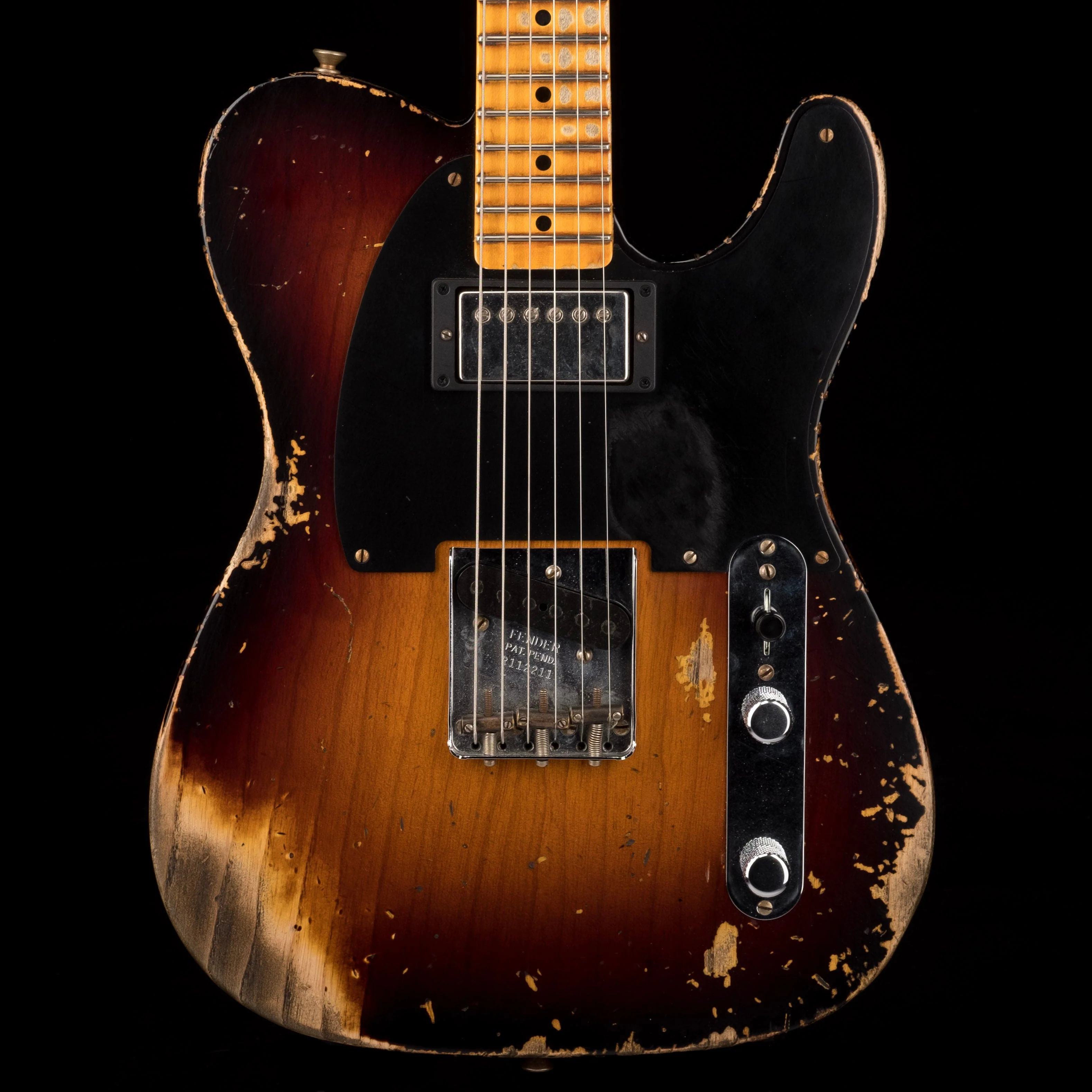 Used Fender Custom Shop Limited Edition 1951 Telecaster HS Heavy Relic Wide Fade 2-Tone Sunburst with OHSC
