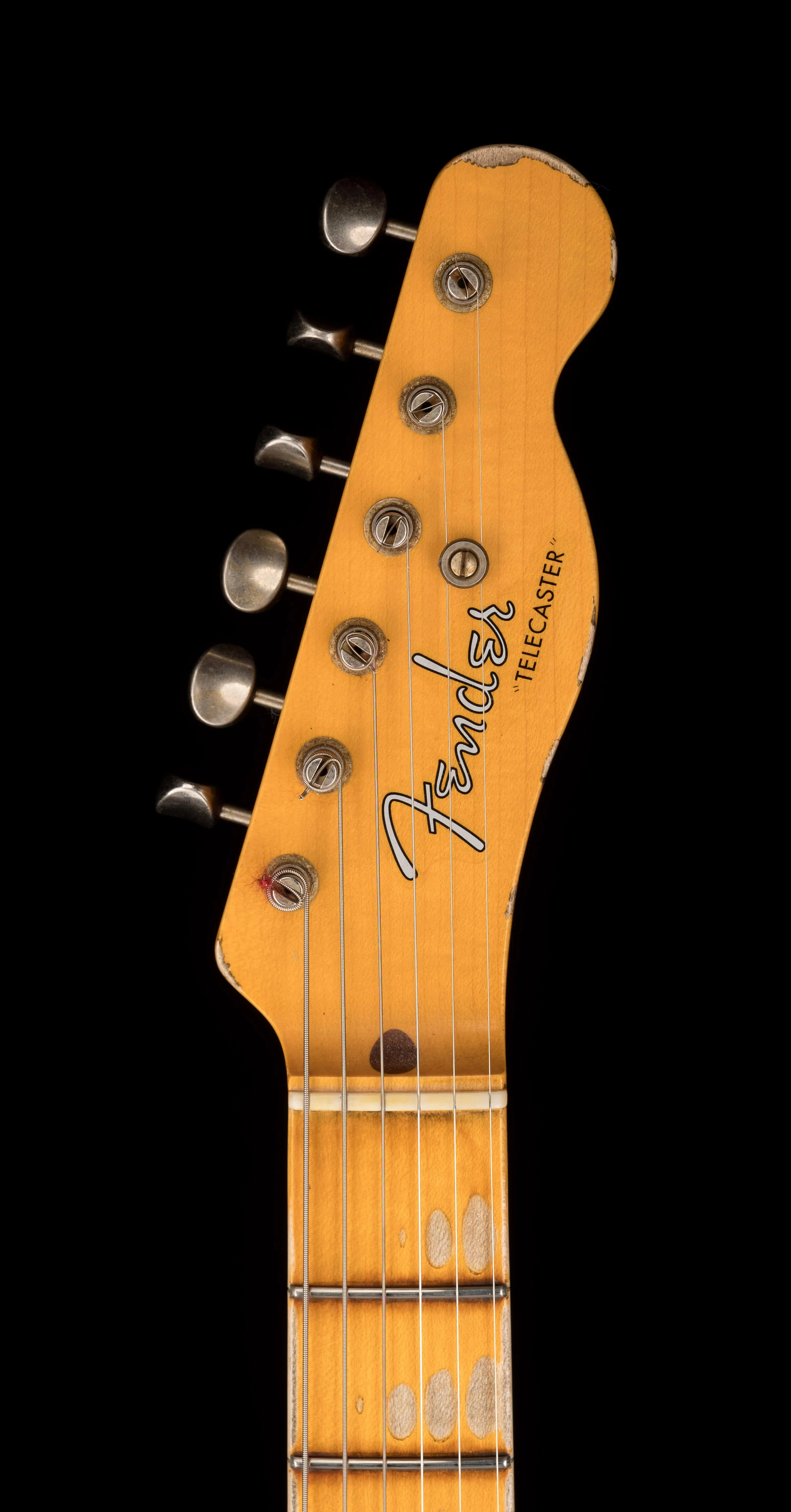 Used Fender Custom Shop Limited Edition 1951 Telecaster HS Heavy Relic Wide Fade 2-Tone Sunburst with OHSC - Image 14