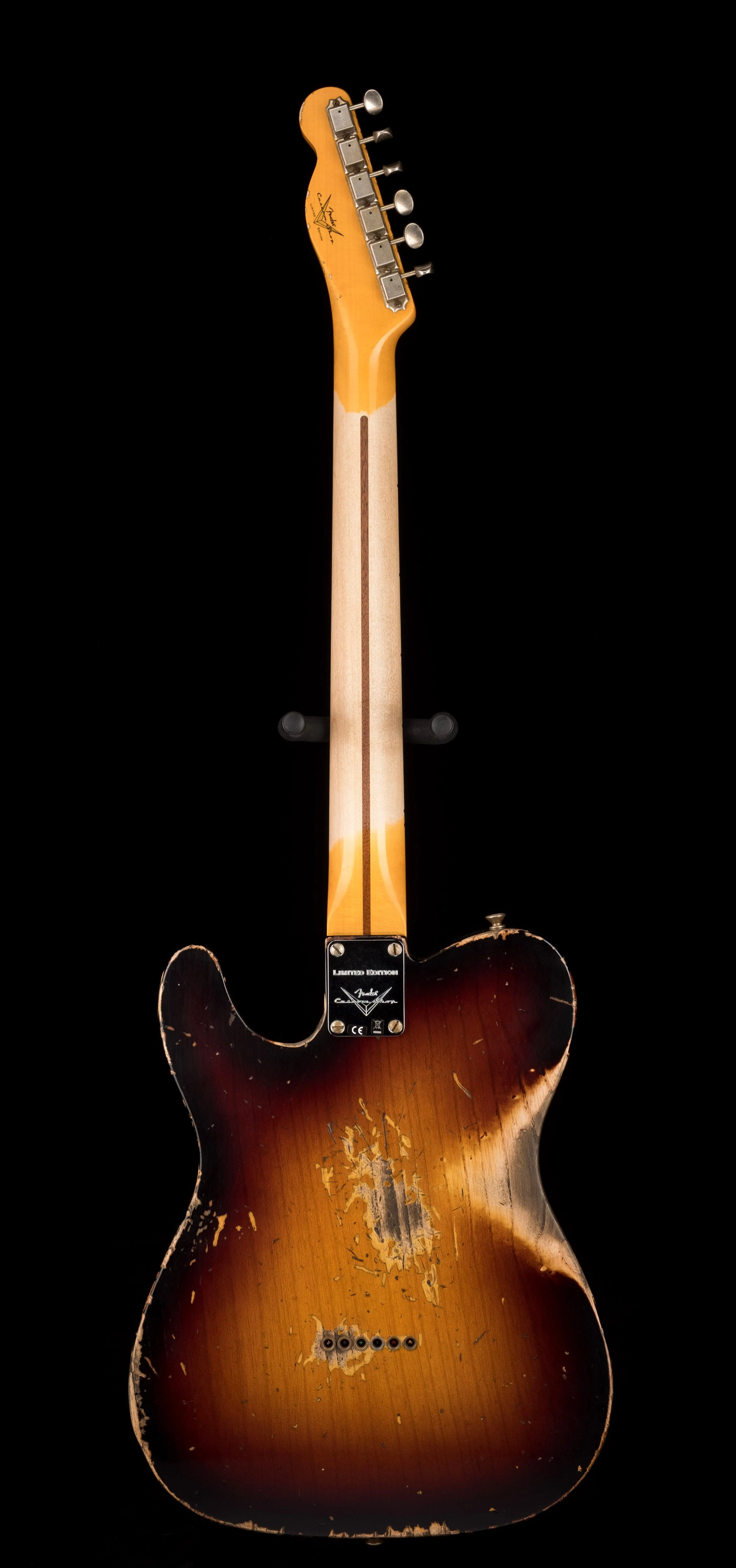Used Fender Custom Shop Limited Edition 1951 Telecaster HS Heavy Relic Wide Fade 2-Tone Sunburst with OHSC - Image 16