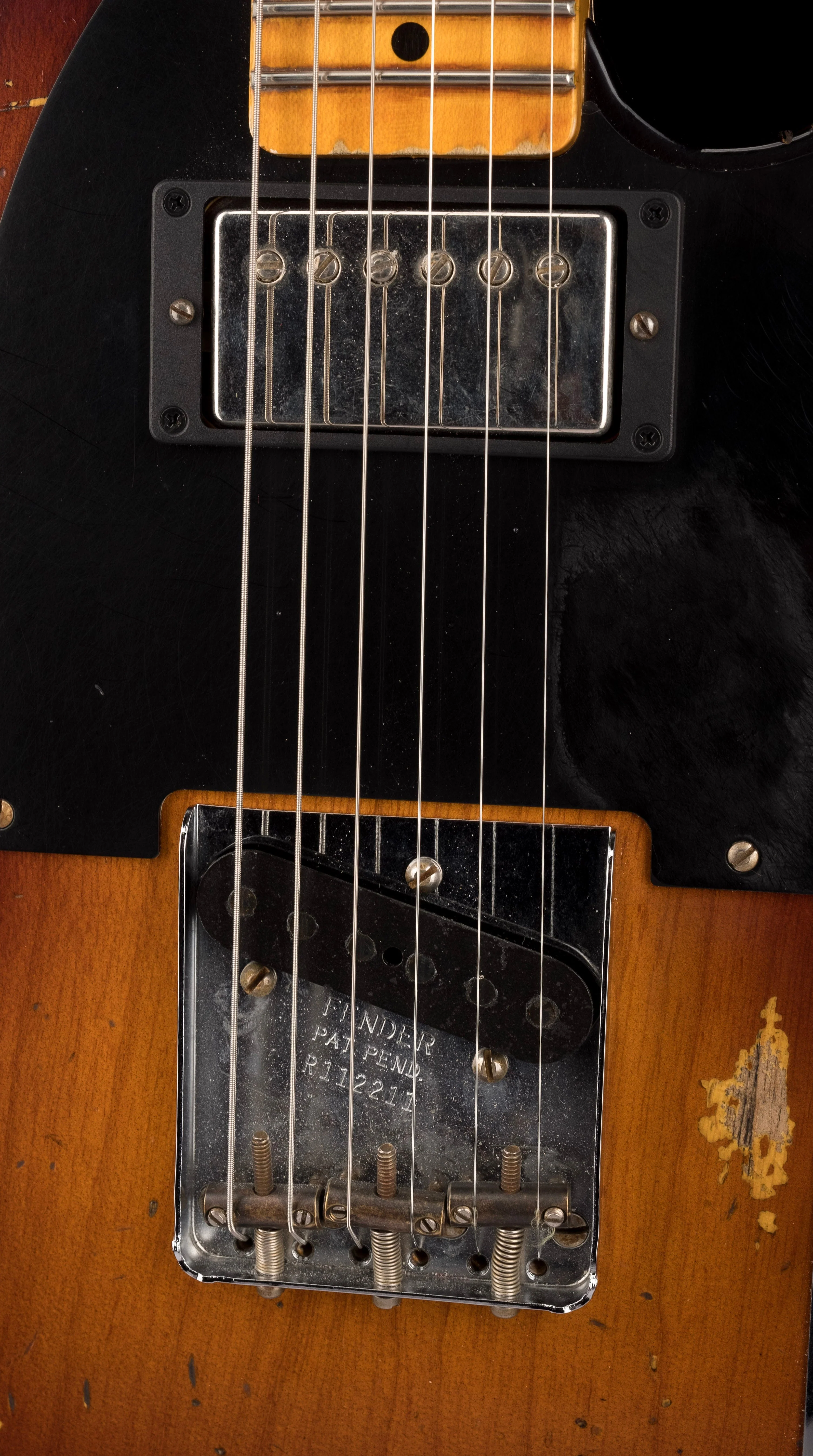 Used Fender Custom Shop Limited Edition 1951 Telecaster HS Heavy Relic Wide Fade 2-Tone Sunburst with OHSC - Image 7