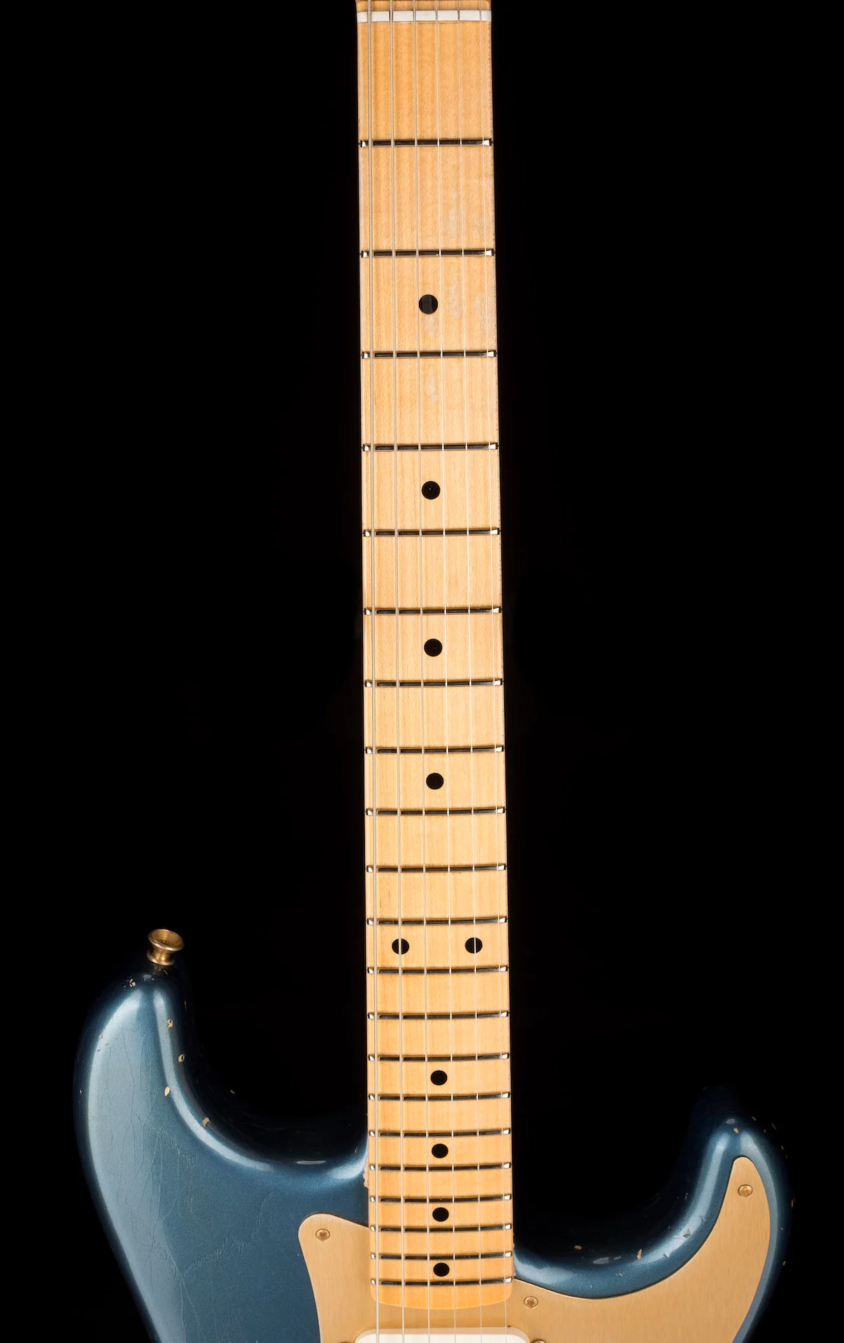 Pre Owned 2013 Fender Custom Shop 1956 Stratocaster Relic Aged Lake Placid Blue With OHSC - Image 10