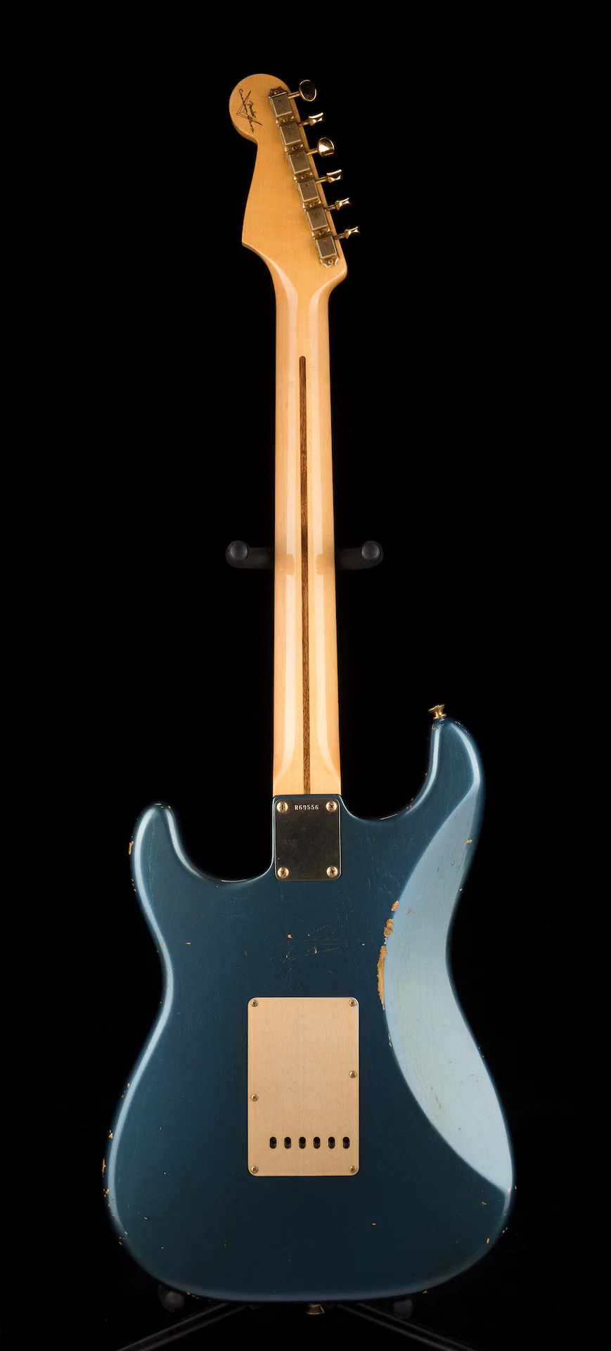 Pre Owned 2013 Fender Custom Shop 1956 Stratocaster Relic Aged Lake Placid Blue With OHSC - Image 12