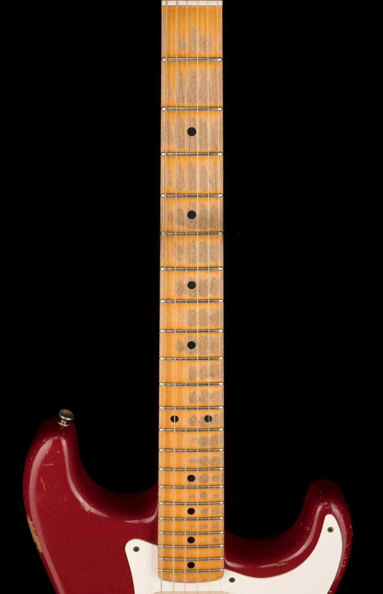 Used Fender Custom Shop 1957 Stratocaster Heavy Relic Dakota Red with OHSC - Image 13