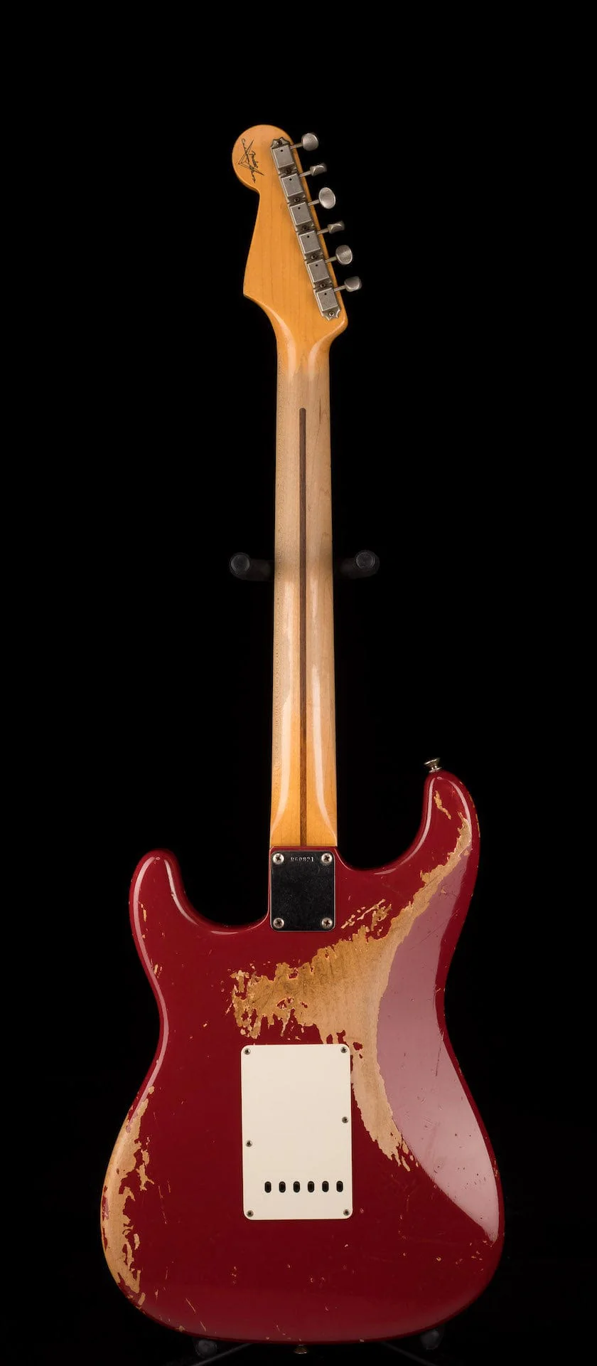 Used Fender Custom Shop 1957 Stratocaster Heavy Relic Dakota Red with OHSC - Image 15