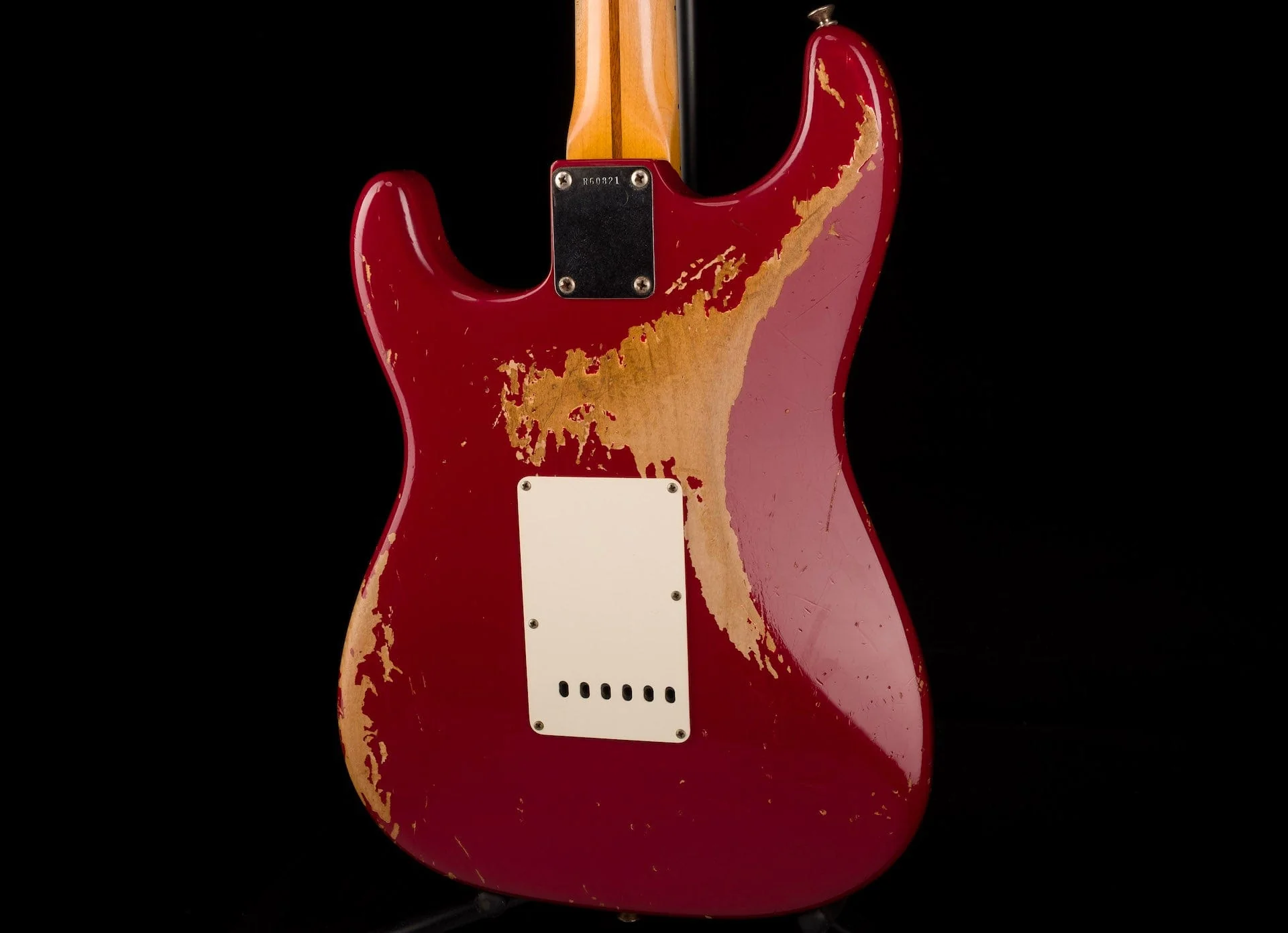 Used Fender Custom Shop 1957 Stratocaster Heavy Relic Dakota Red with OHSC - Image 17