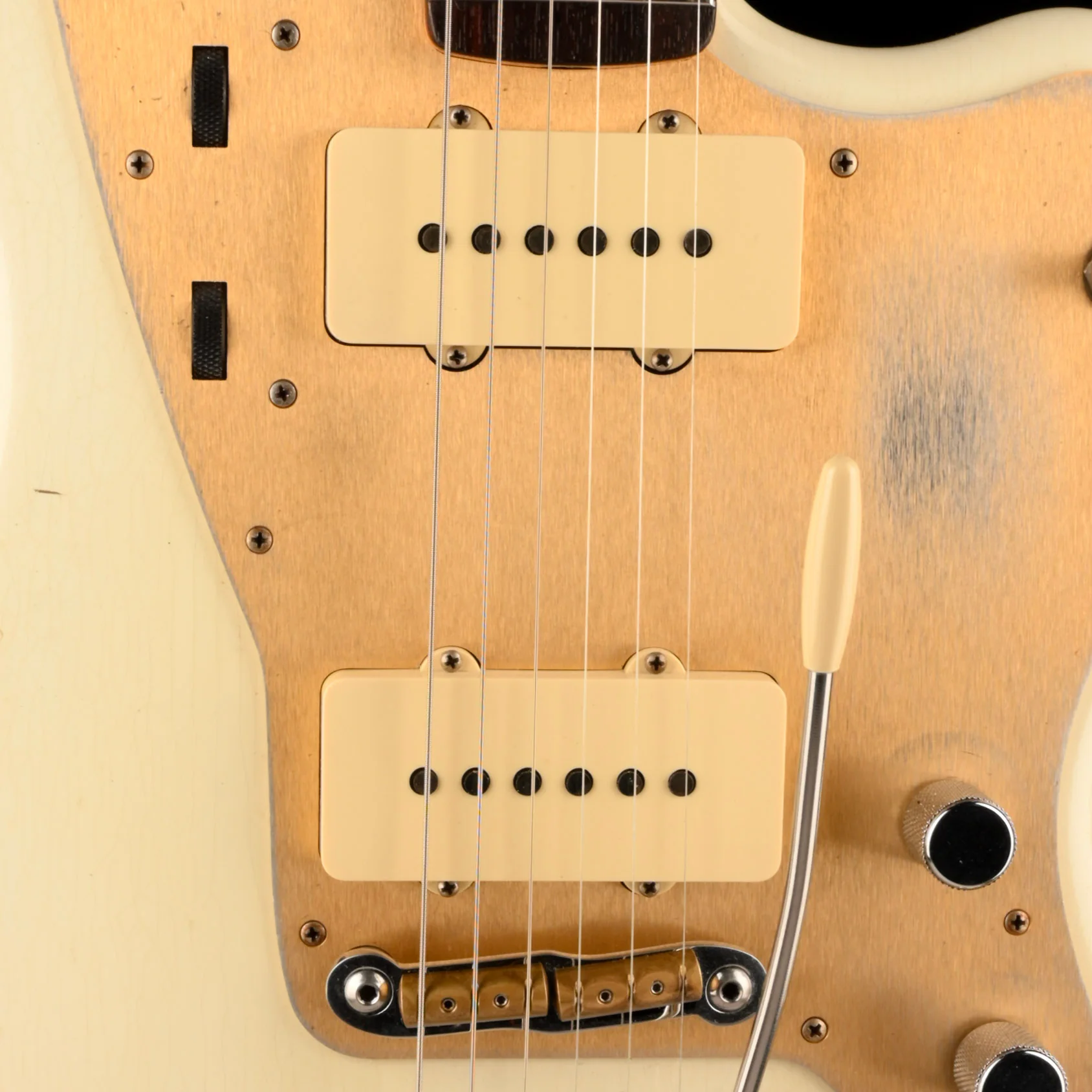 Used Fender Custom Shop 1959 Jazzmaster Journeyman Relic Aged Olympic White OHSC - Image 5