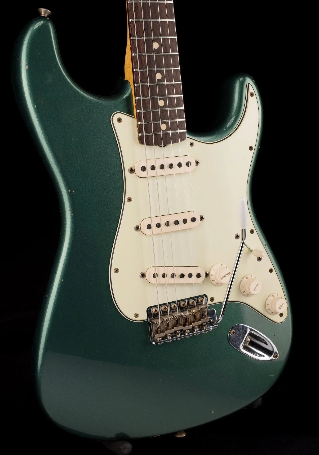 Used 2020 Fender Custom Shop 1960 Stratocaster Journeyman Relic Sherwood Green w OHSC - Image 10