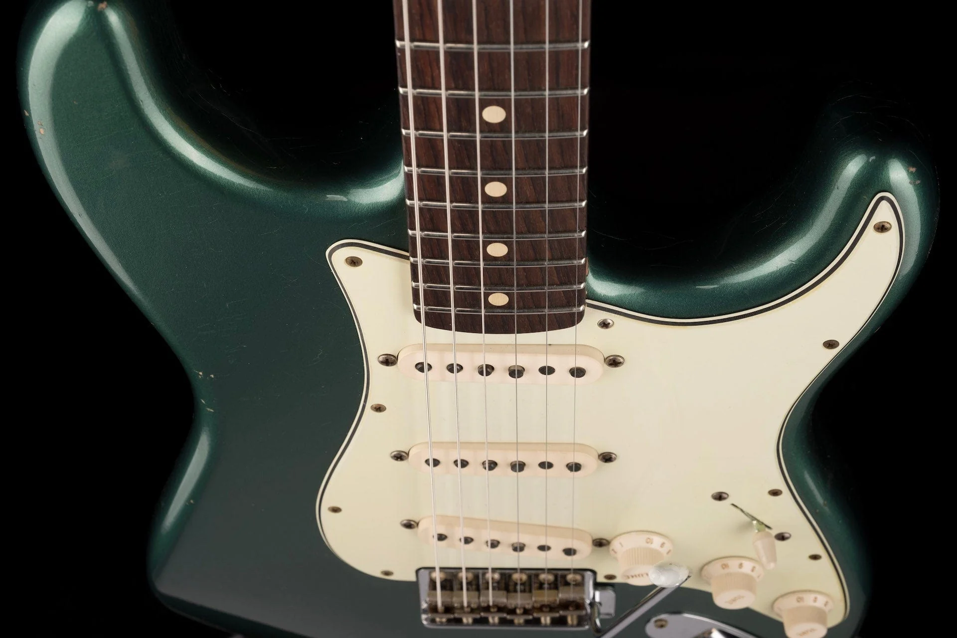 Used 2020 Fender Custom Shop 1960 Stratocaster Journeyman Relic Sherwood Green w OHSC - Image 9