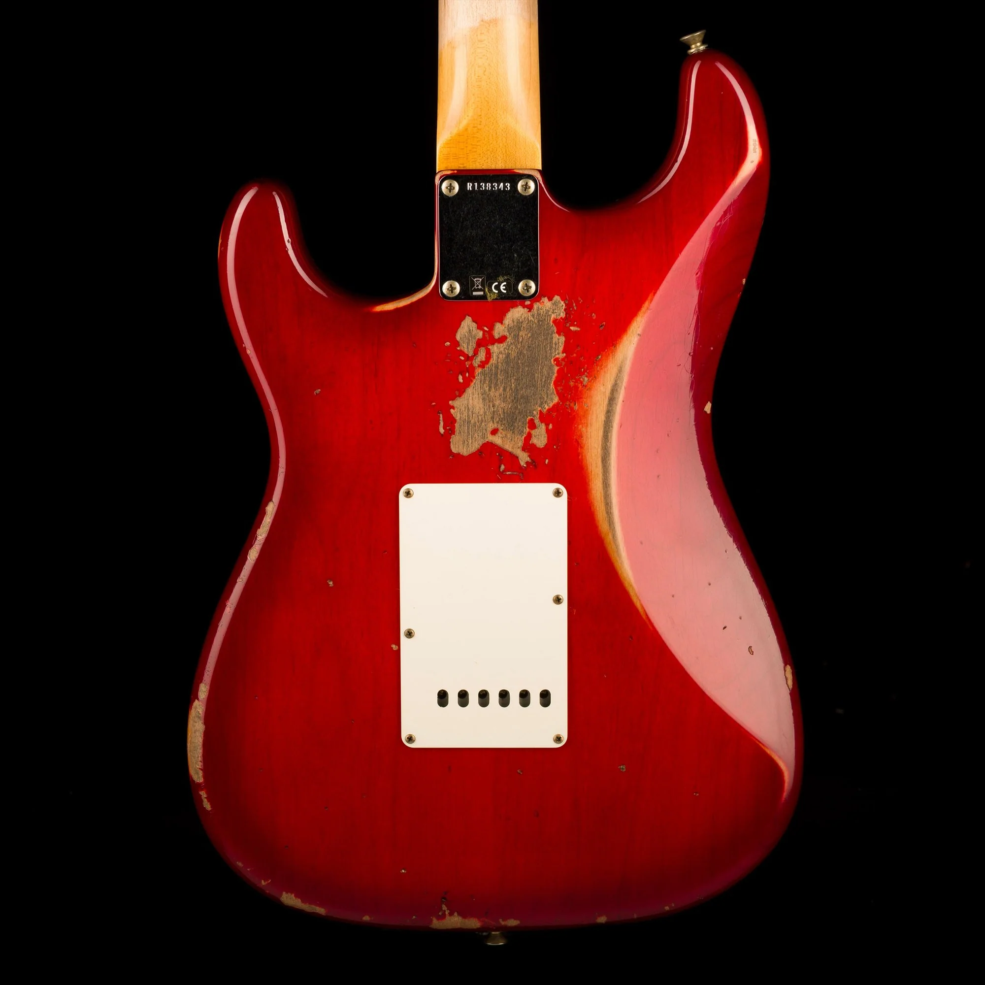 Used Fender Custom Shop 1963 Stratocaster Heavy Relic Crimson Burst - Truetone Color Set with OHSC - Image 13