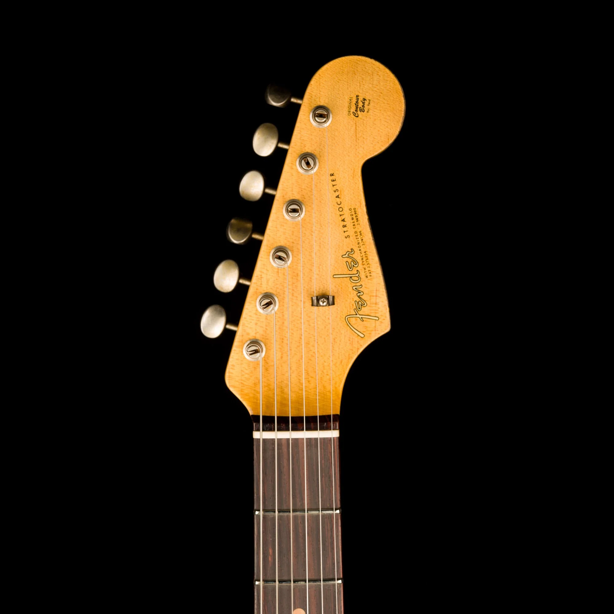 Used Fender Custom Shop 1963 Stratocaster Heavy Relic Crimson Burst - Truetone Color Set with OHSC - Image 16