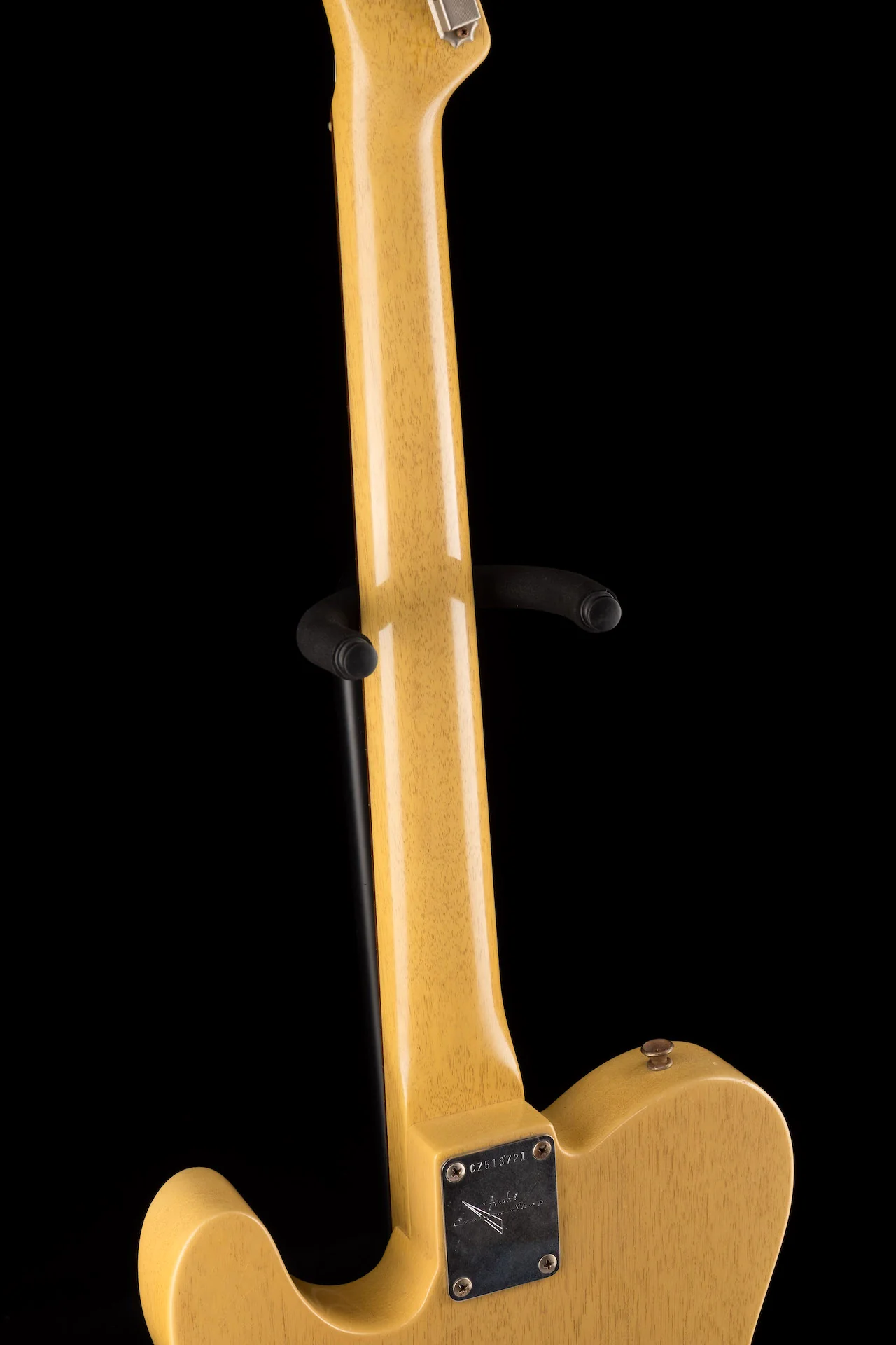 Pre Owned 2011 Fender Custom Shop Dale Wilson 60's Telecaster Relic TV Yellow Transparent OHSC - Image 17