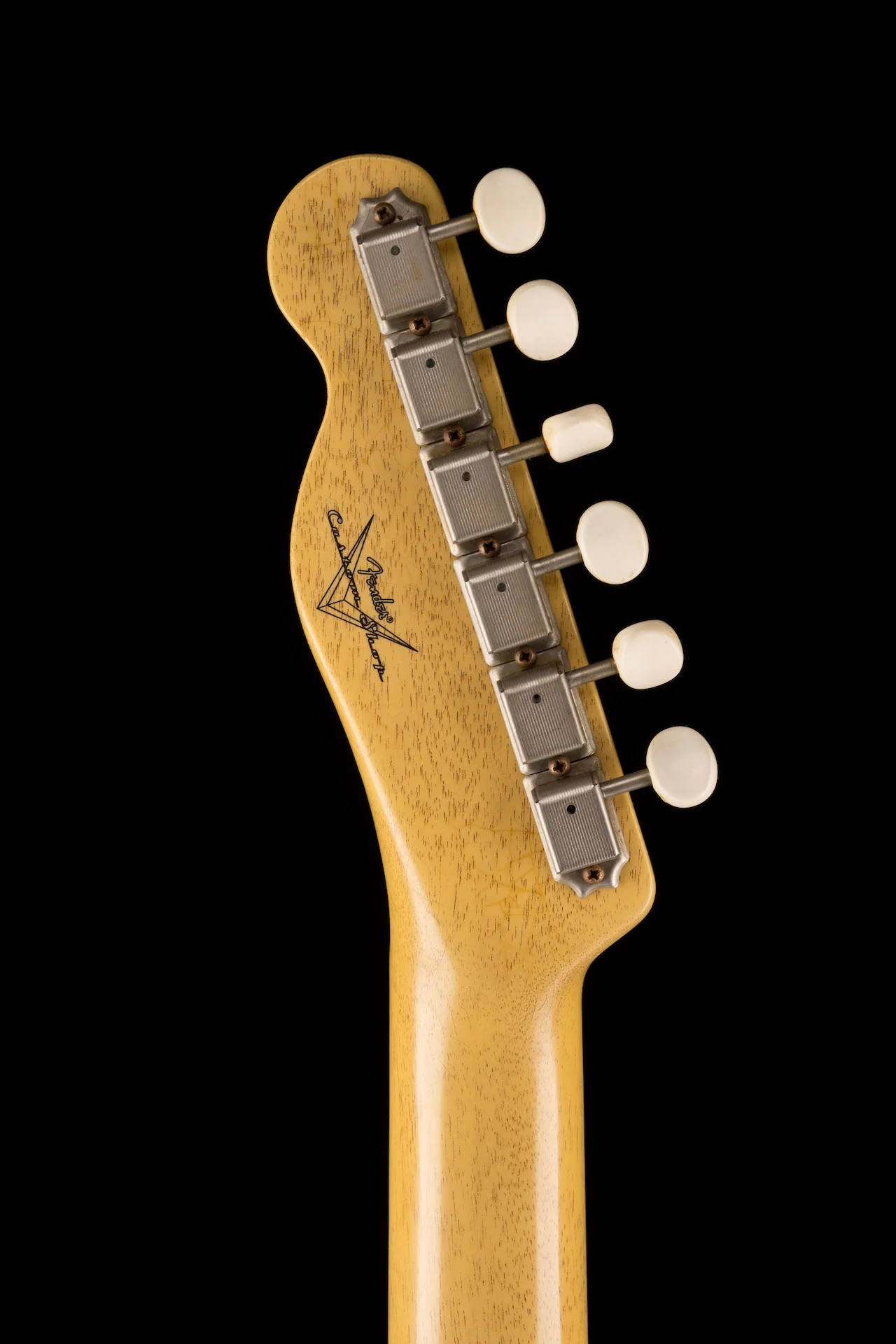 Pre Owned 2011 Fender Custom Shop Dale Wilson 60's Telecaster Relic TV Yellow Transparent OHSC - Image 20