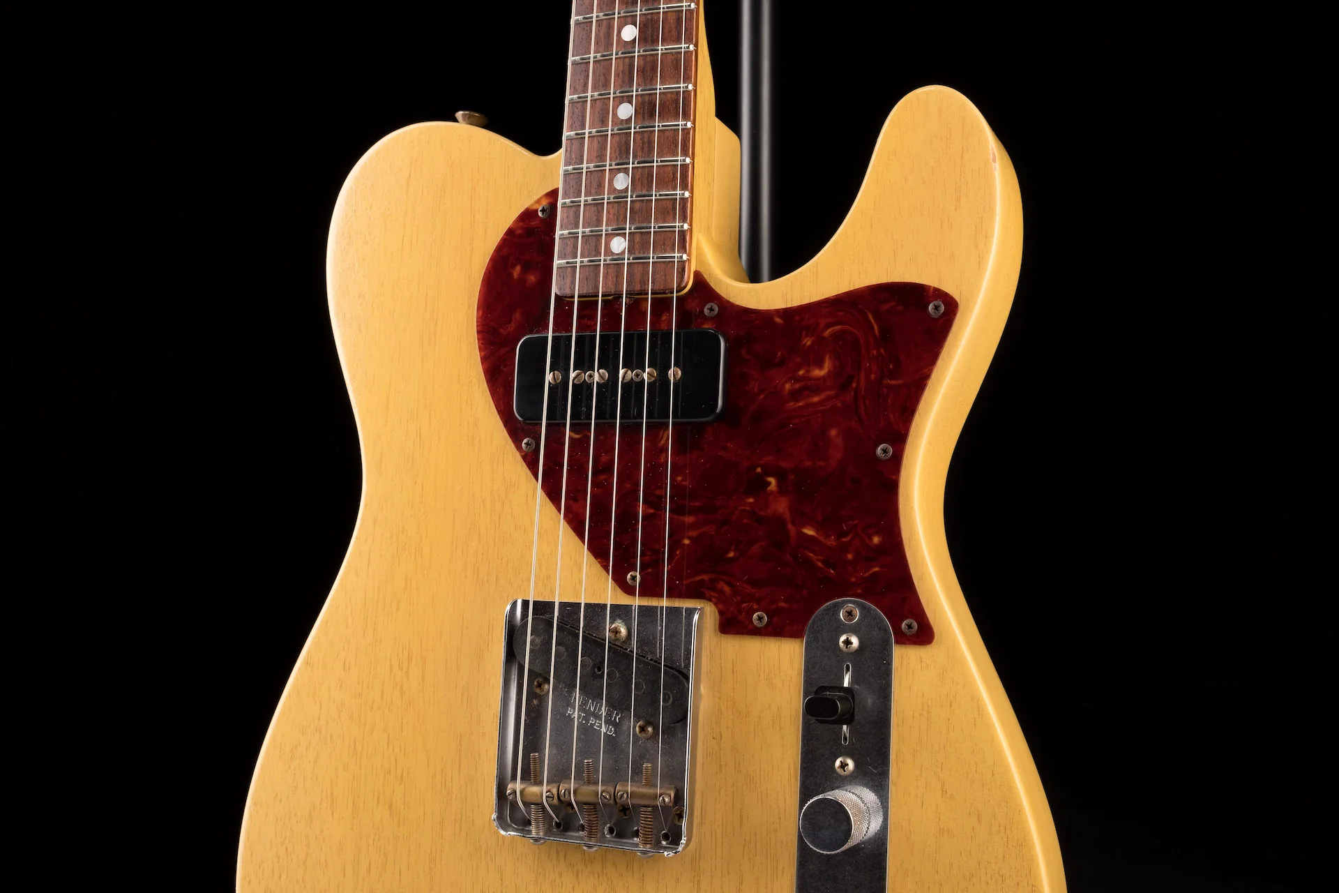 Pre Owned 2011 Fender Custom Shop Dale Wilson 60's Telecaster Relic TV Yellow Transparent OHSC - Image 5