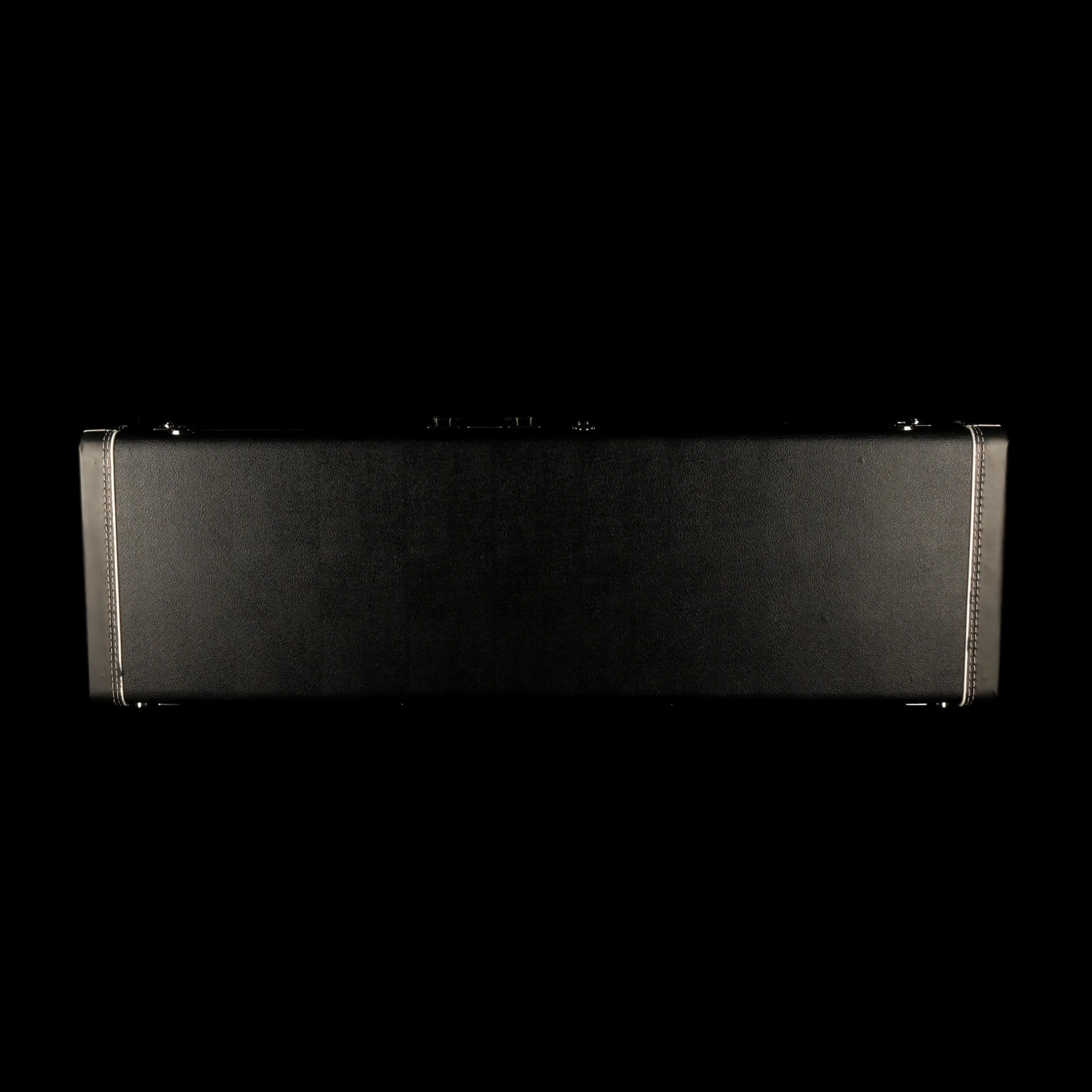 Used Fender Custom Shop Deluxe Bass Case Black with Orange Interior - Image 3