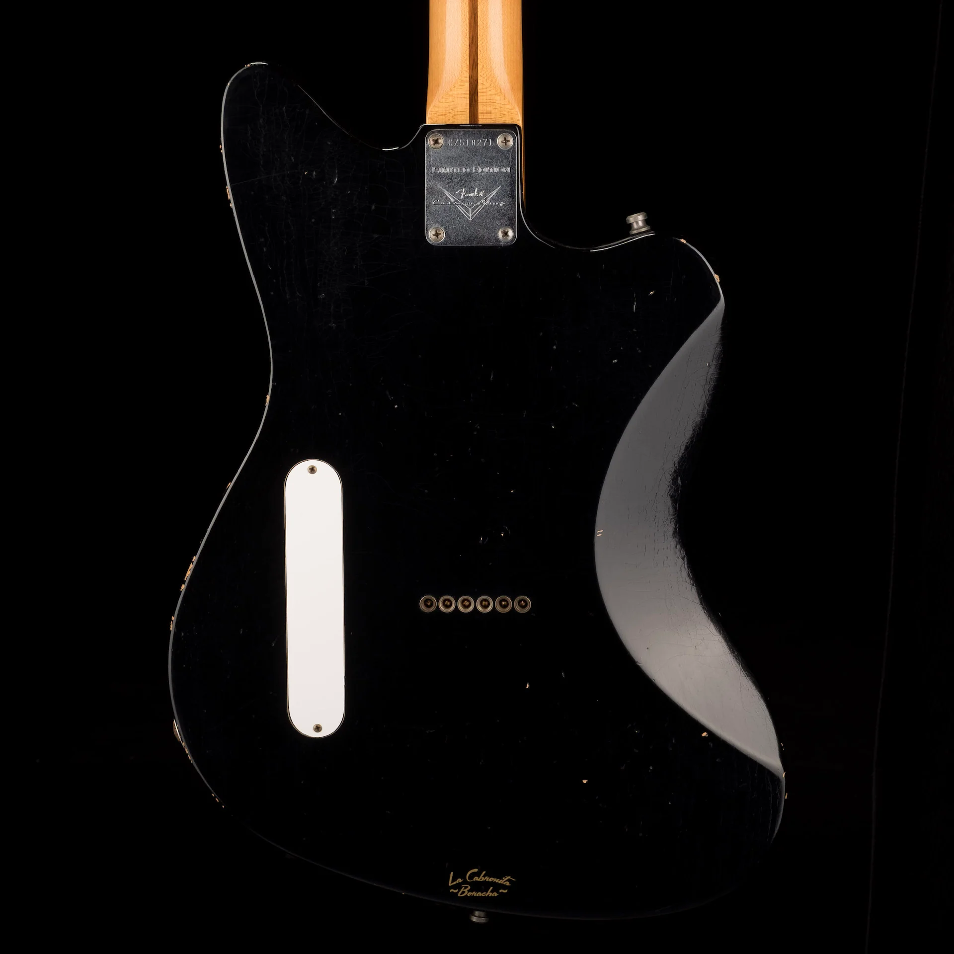 Used '11 Fender Custom Shop Limited Edition La Cabronita Boracha Jazzmaster Relic Black - Image 12