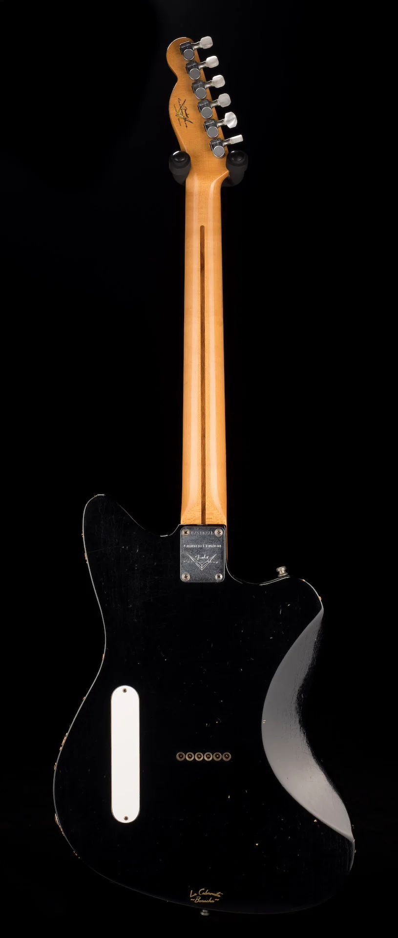 Used '11 Fender Custom Shop Limited Edition La Cabronita Boracha Jazzmaster Relic Black - Image 13