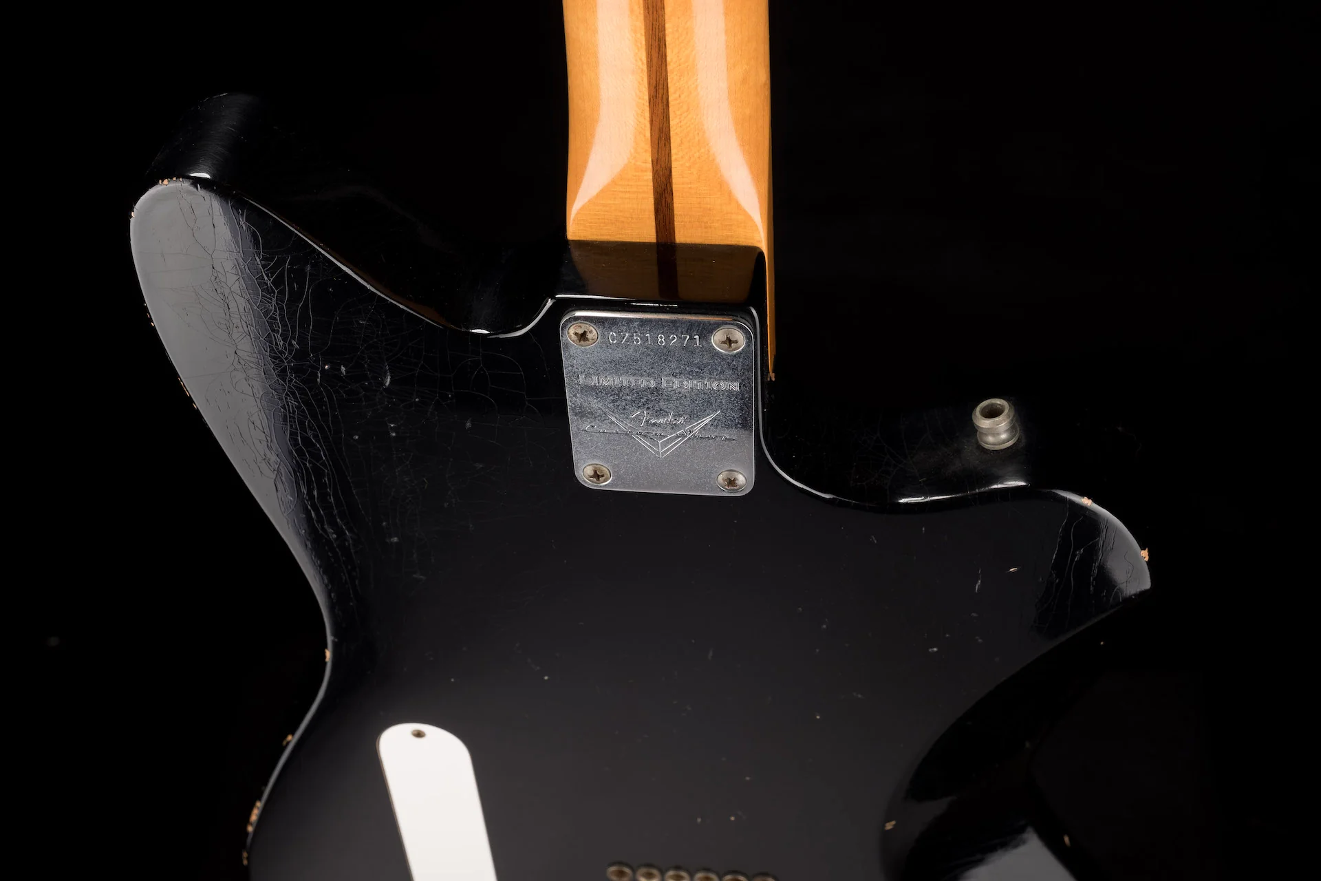 Used '11 Fender Custom Shop Limited Edition La Cabronita Boracha Jazzmaster Relic Black - Image 15