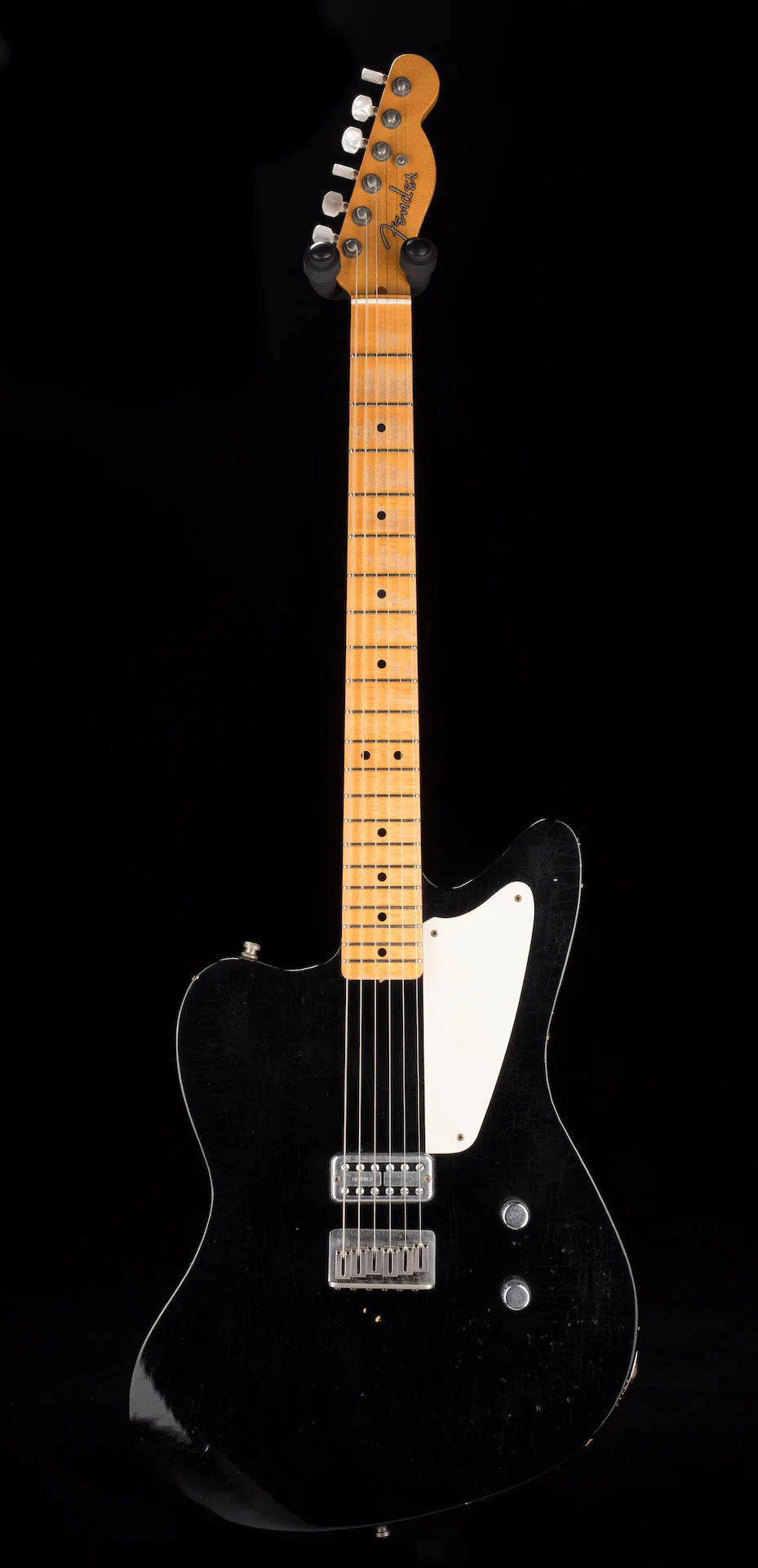 Used '11 Fender Custom Shop Limited Edition La Cabronita Boracha Jazzmaster Relic Black - Image 2