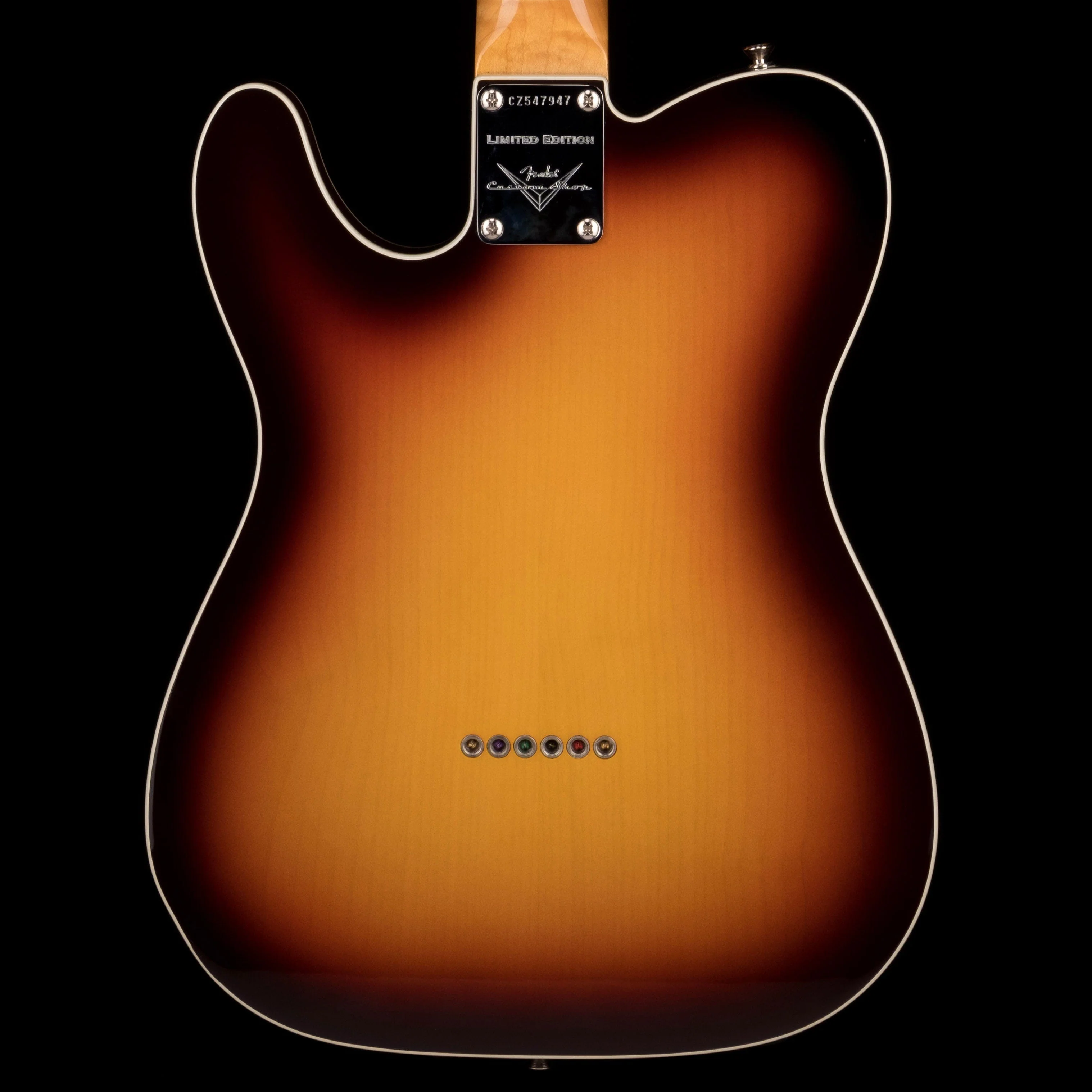 Used Fender Custom Shop Limited Edition 1960 Telecaster Custom NOS Sunburst OHSC - Image 11