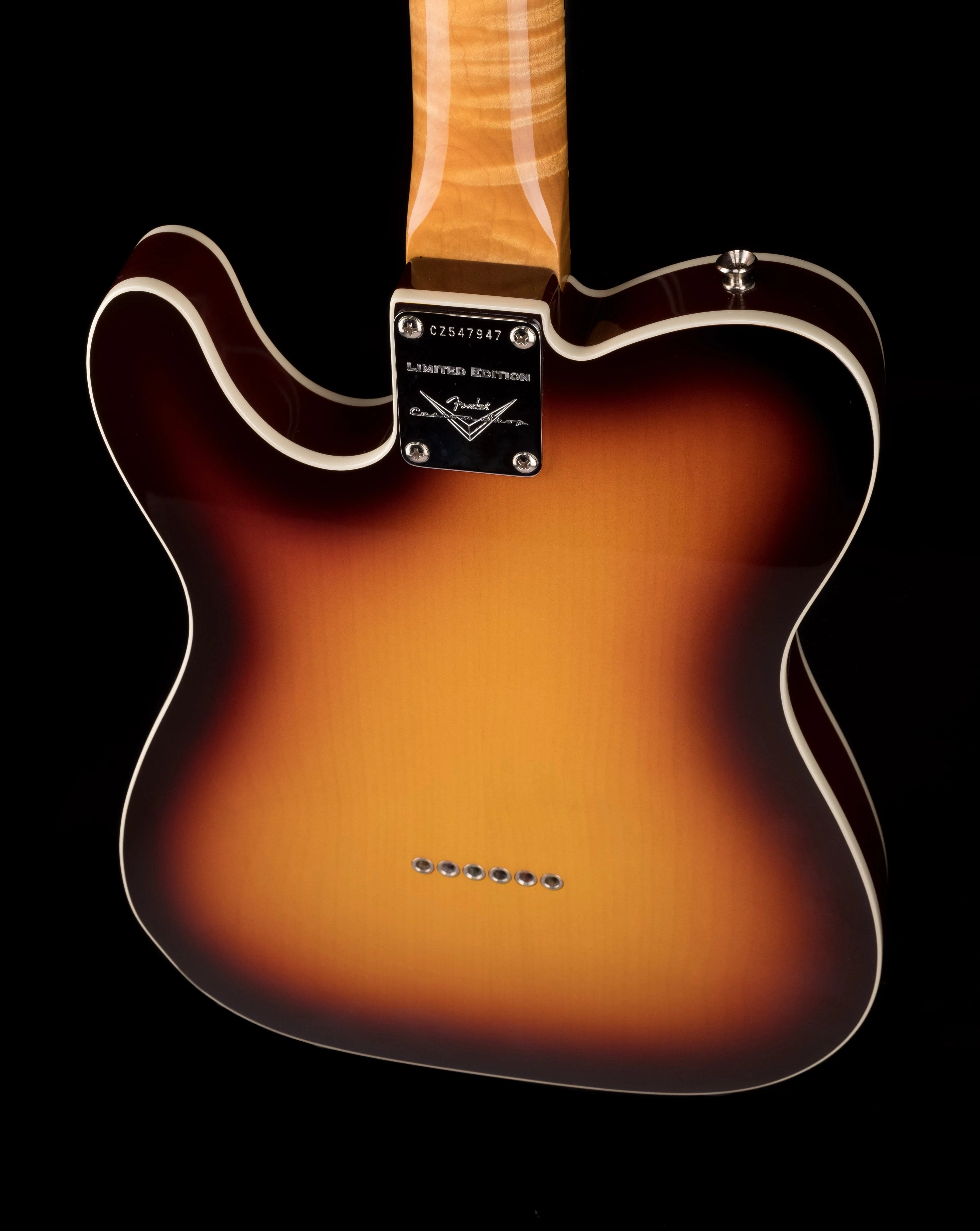Used Fender Custom Shop Limited Edition 1960 Telecaster Custom NOS Sunburst OHSC - Image 14