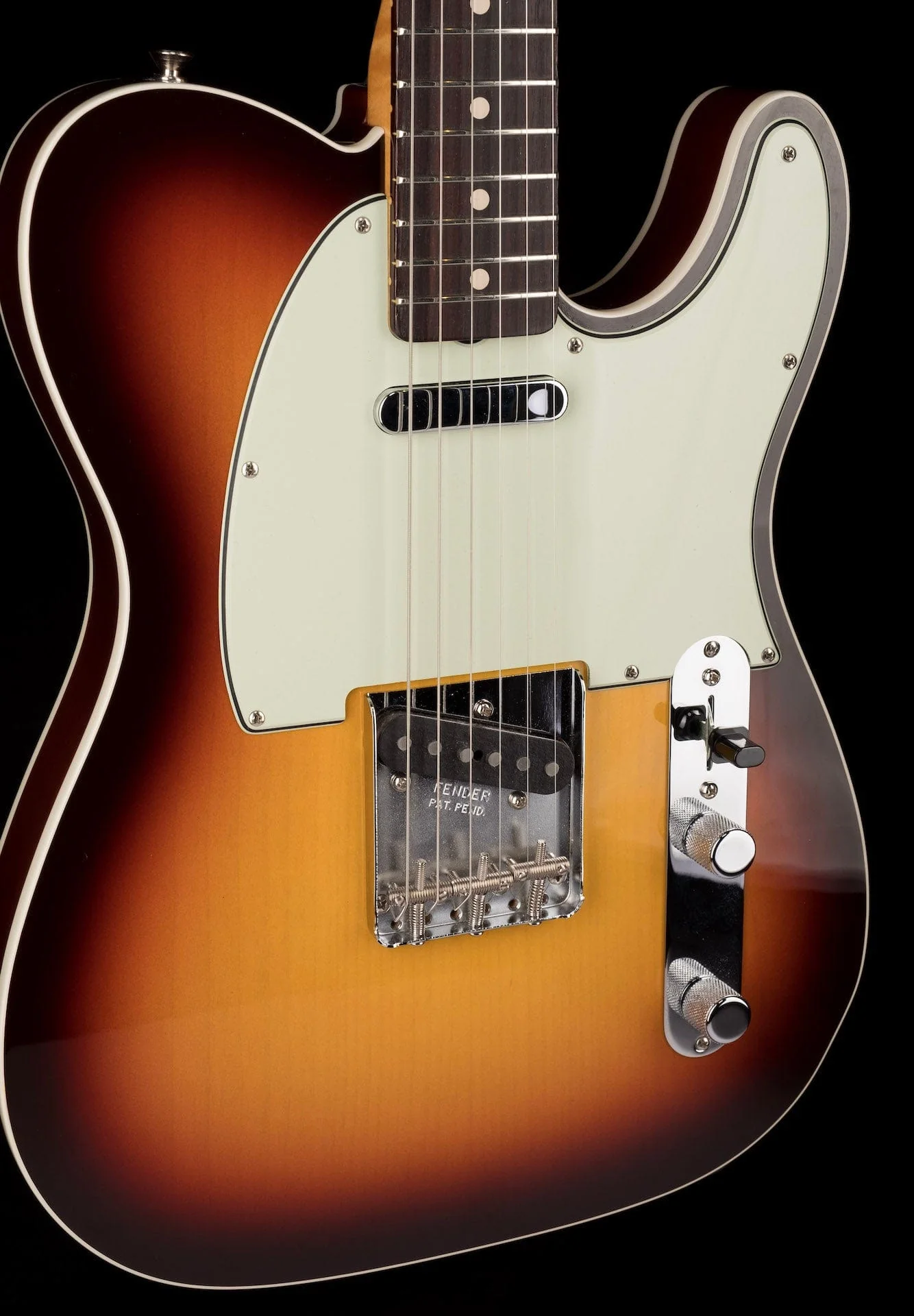 Used Fender Custom Shop Limited Edition 1960 Telecaster Custom NOS Sunburst OHSC - Image 9