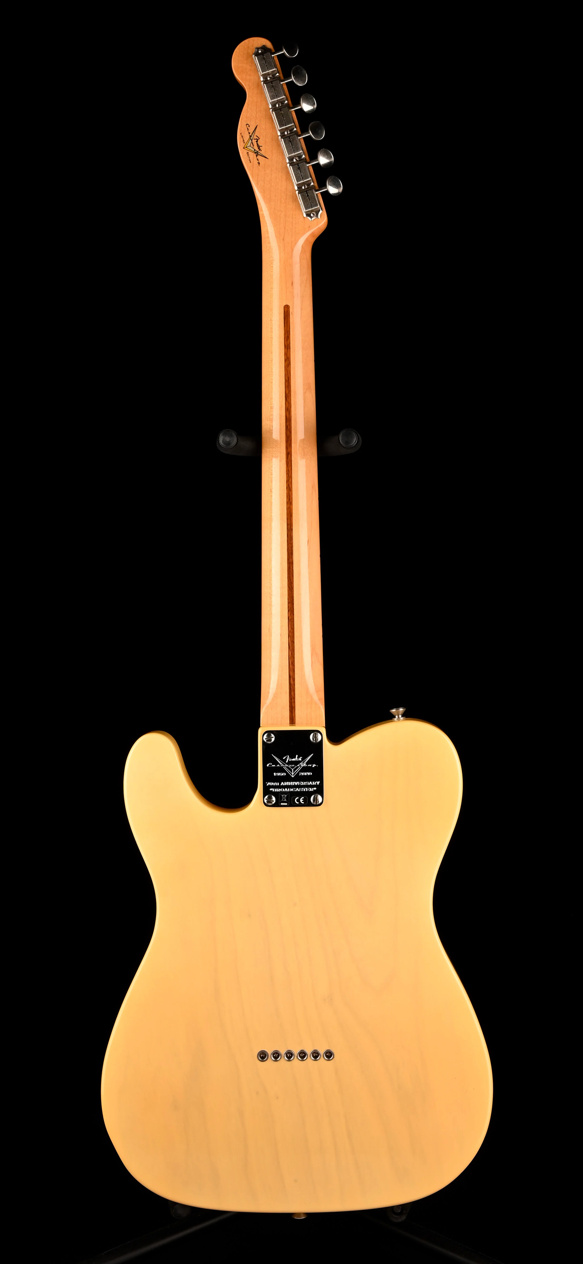 Pre Owned Fender Custom Shop Limited Edition 70th Anniversary 1950 Broadcaster Time Capsule Faded Nocaster Blonde with OHSC - Image 13
