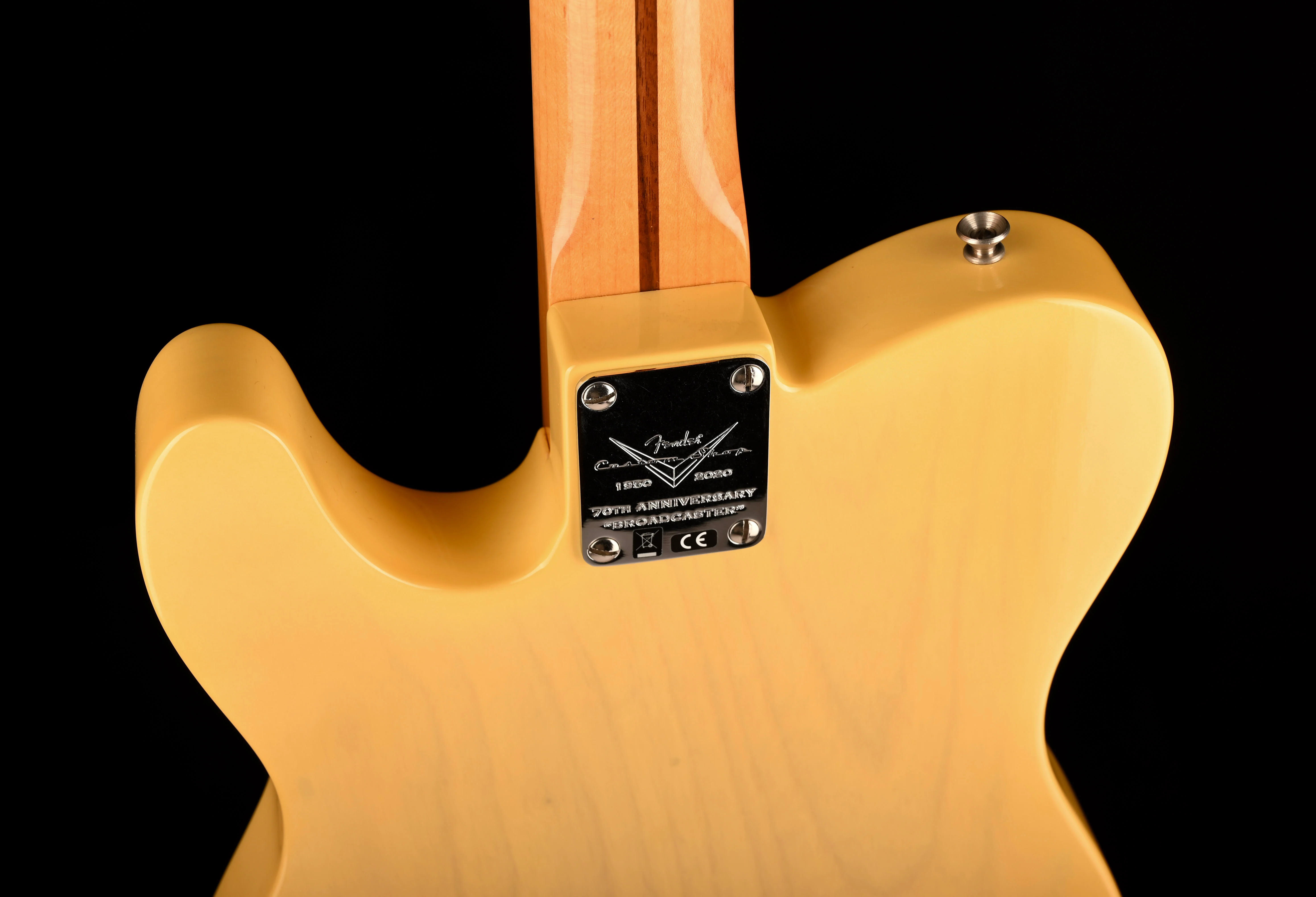 Pre Owned Fender Custom Shop Limited Edition 70th Anniversary 1950 Broadcaster Time Capsule Faded Nocaster Blonde with OHSC - Image 14