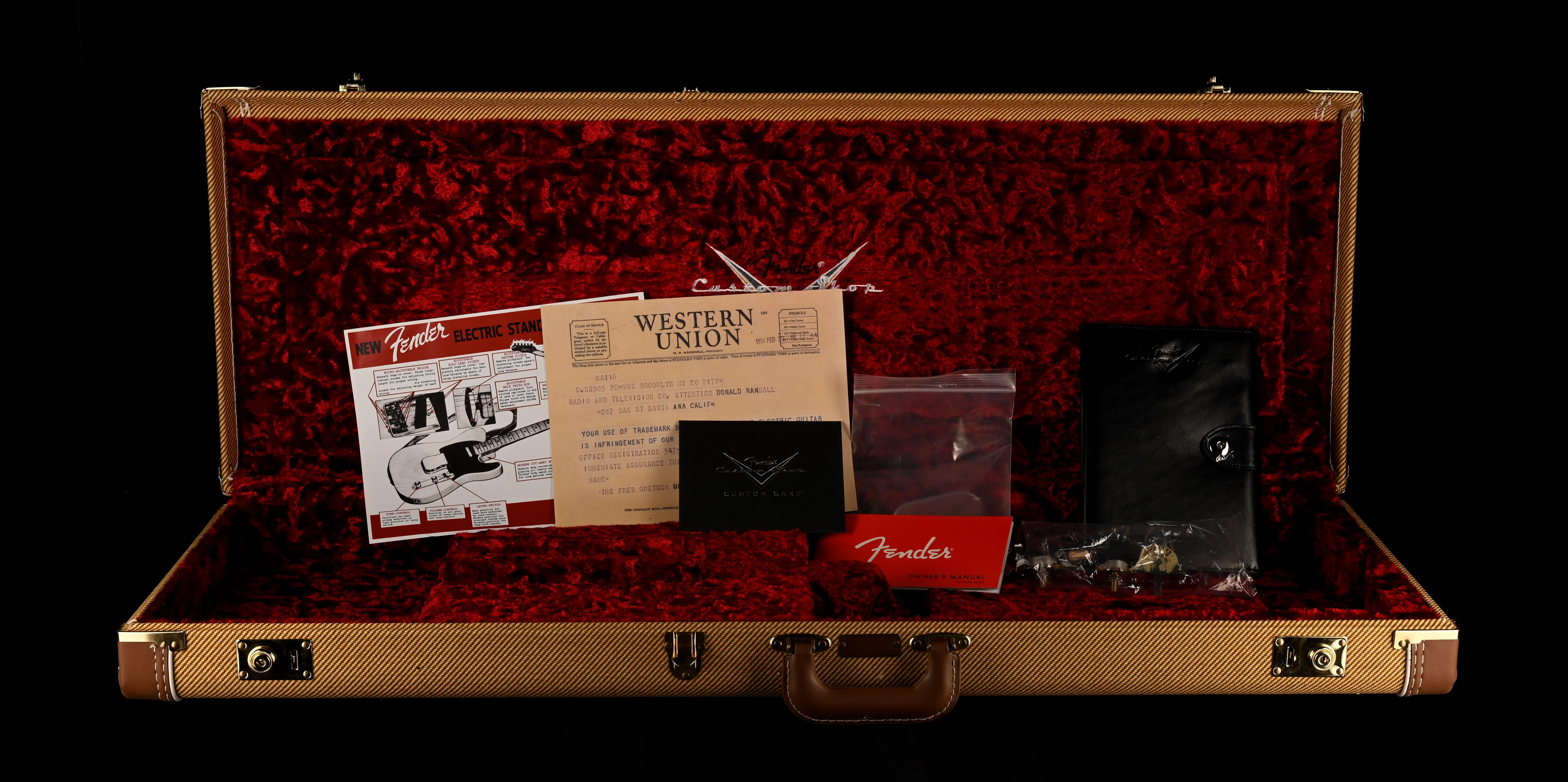 Pre Owned Fender Custom Shop Limited Edition 70th Anniversary 1950 Broadcaster Time Capsule Faded Nocaster Blonde with OHSC - Image 20