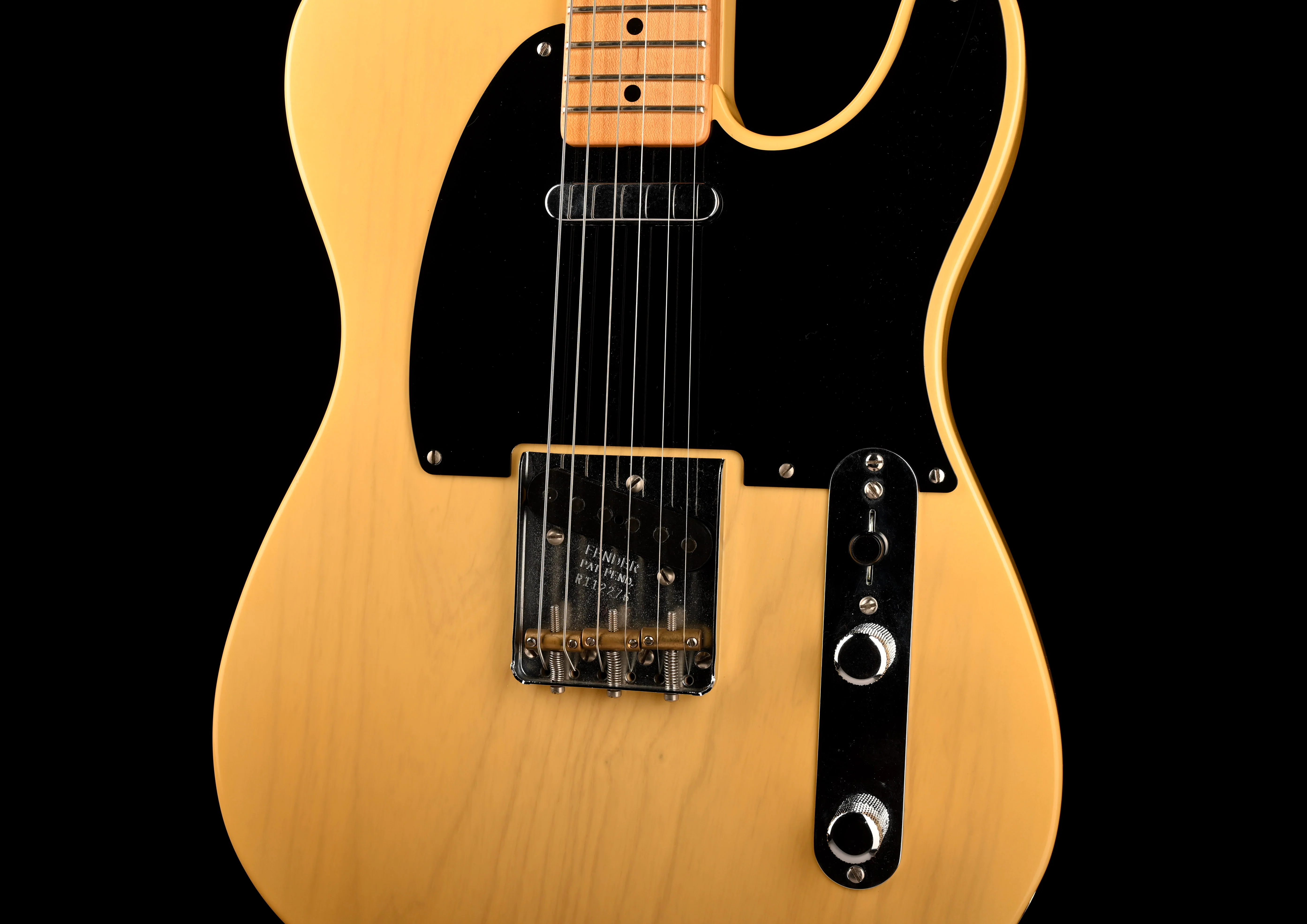 Pre Owned Fender Custom Shop Limited Edition 70th Anniversary 1950 Broadcaster Time Capsule Faded Nocaster Blonde with OHSC - Image 6