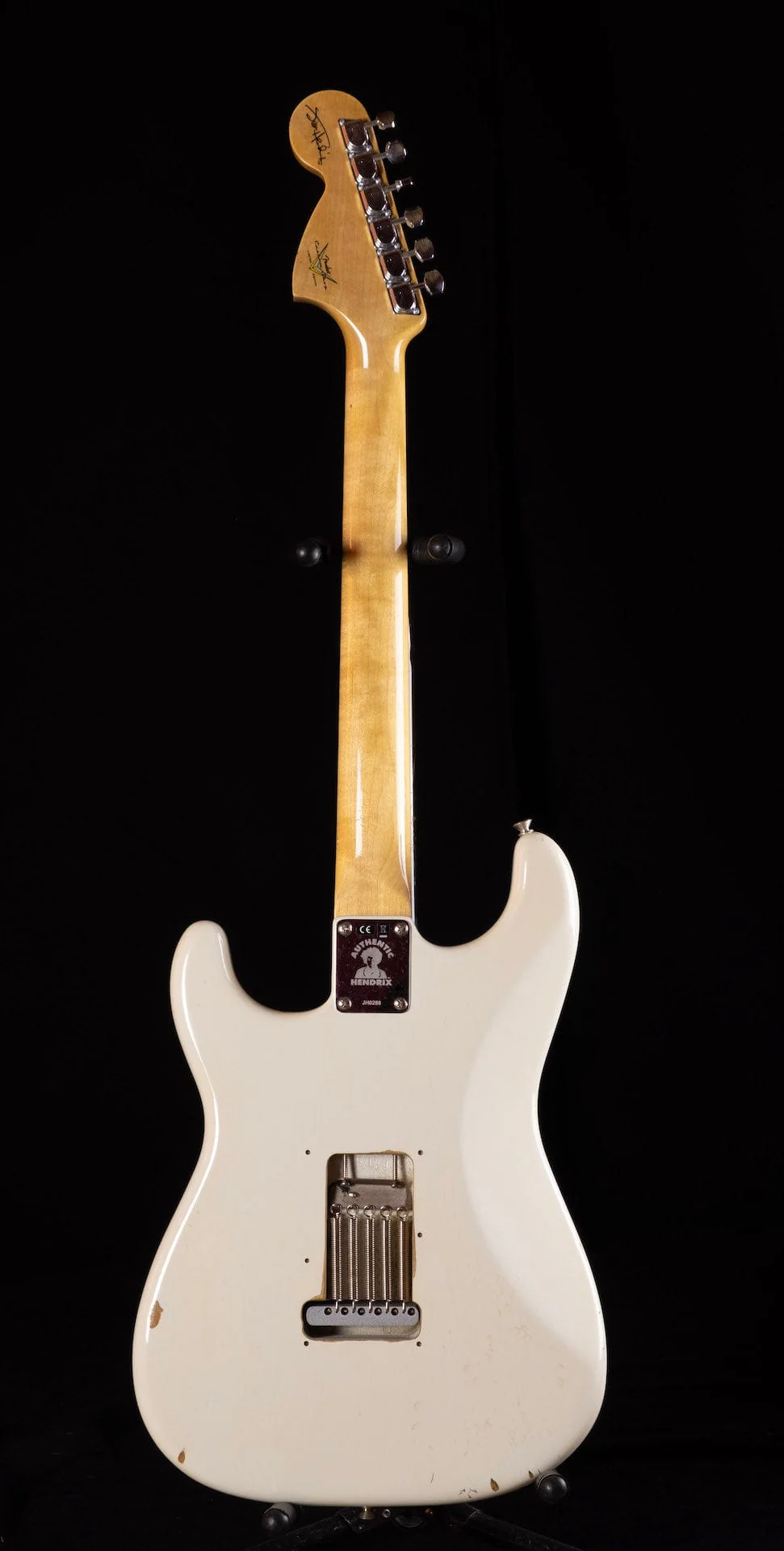 Used Fender Custom Shop Limited Edition Jimi Hendrix "Izabella" Stratocaster Aged Olympic White - Image 10