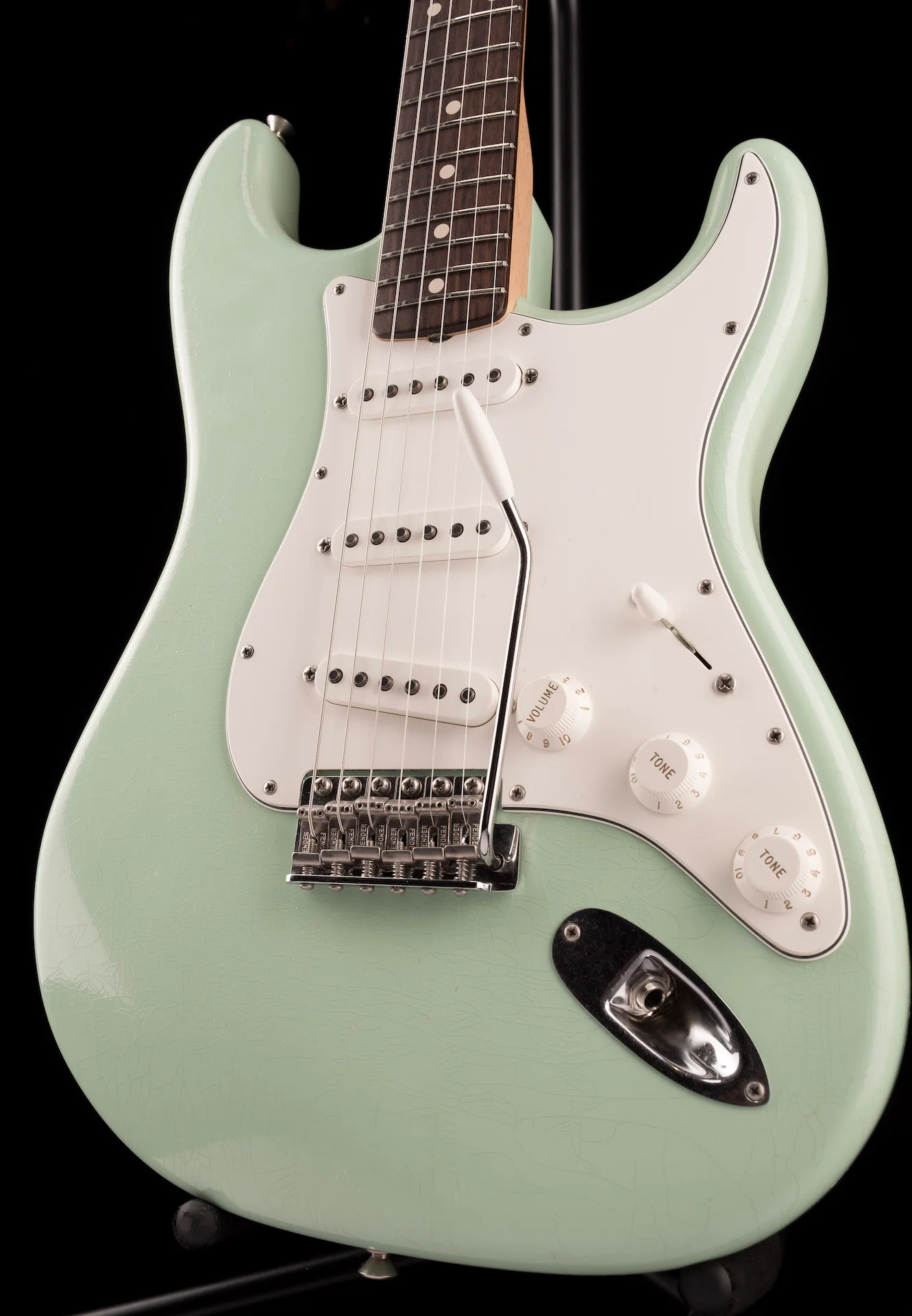 Pre Owned 2012 Fender Custom Shop Masterbuilt Greg Fessler '60 Stratocaster Closet Classic Aged Surf Green Abigail Pickups - Image 11